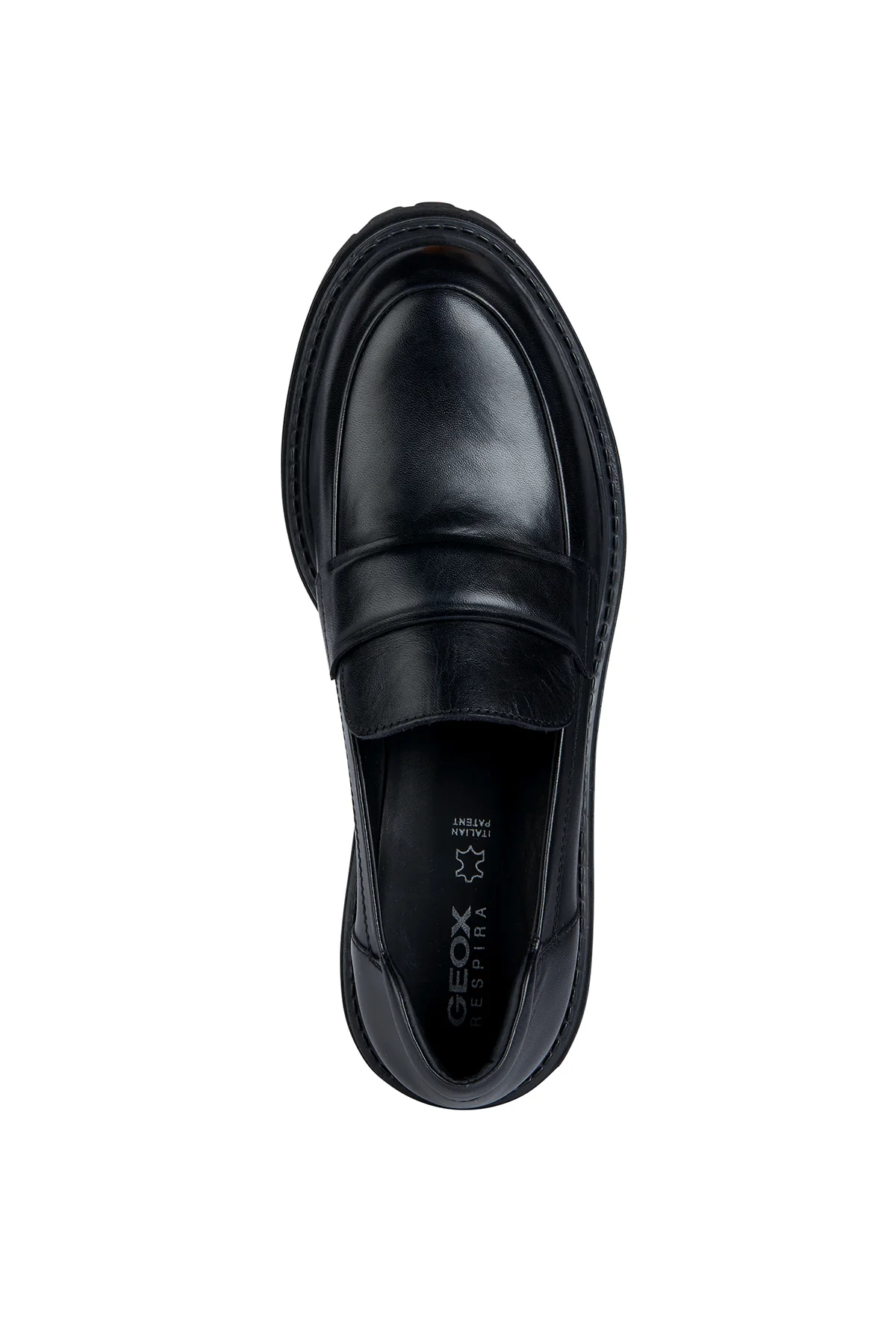 Geox Kadın Siyah Irıdea Deri Maskülen Loafer - Image 5