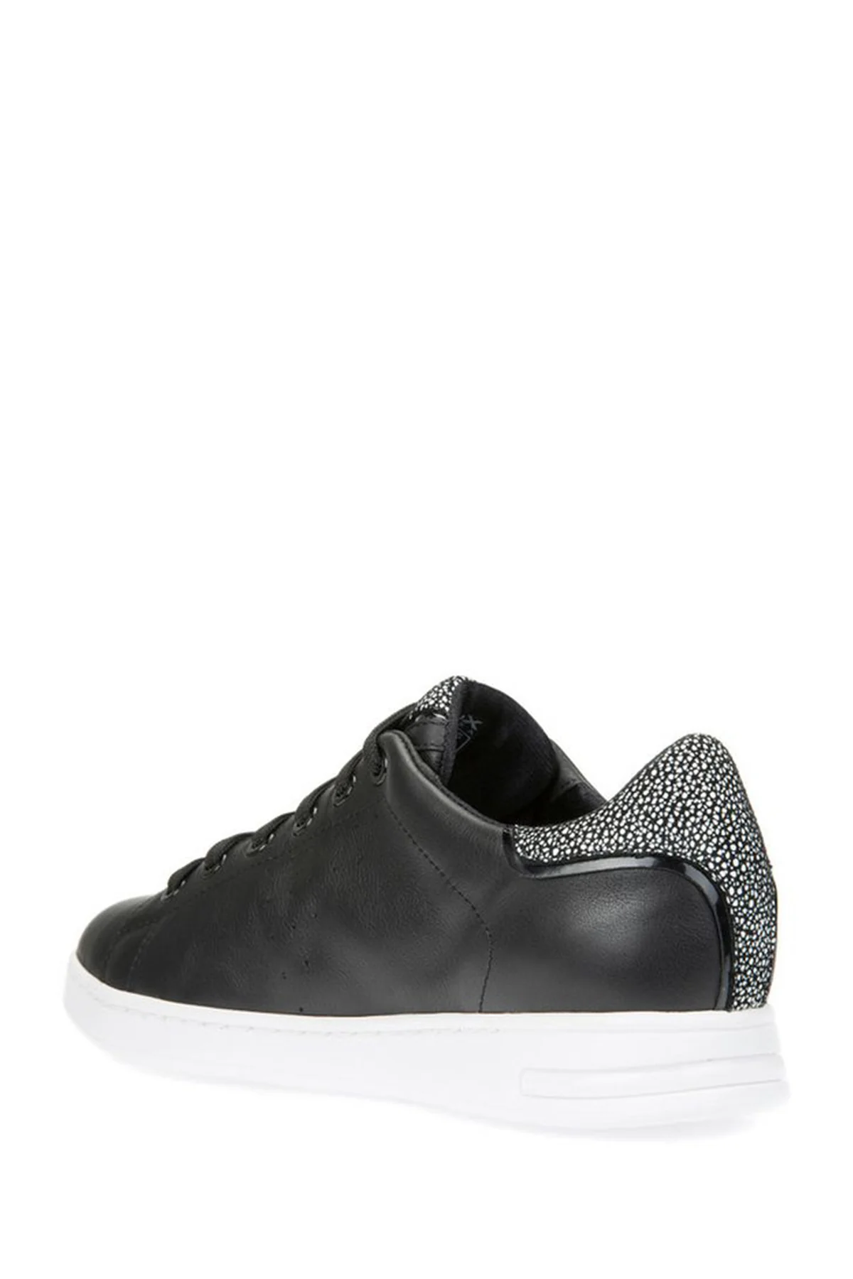 Geox Kadın Siyah Jaysen Bağcıklı Deri Sneaker - Image 4