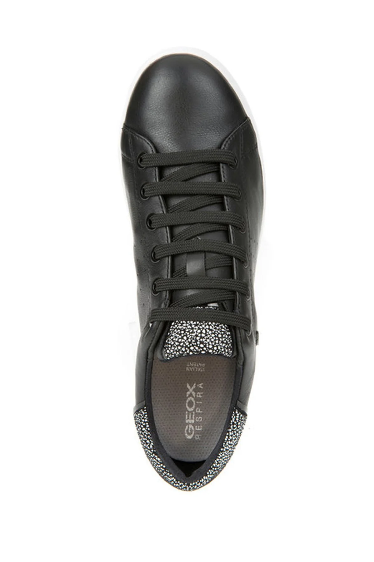 Geox Kadın Siyah Jaysen Bağcıklı Deri Sneaker - Image 6