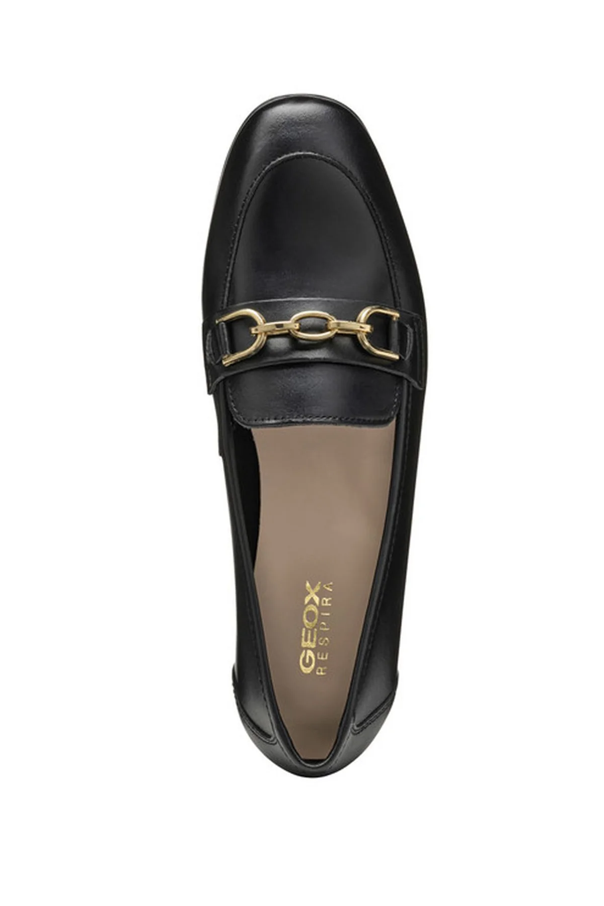 Geox Kadın Siyah Llizia Deri Maskülen Loafer - Image 5