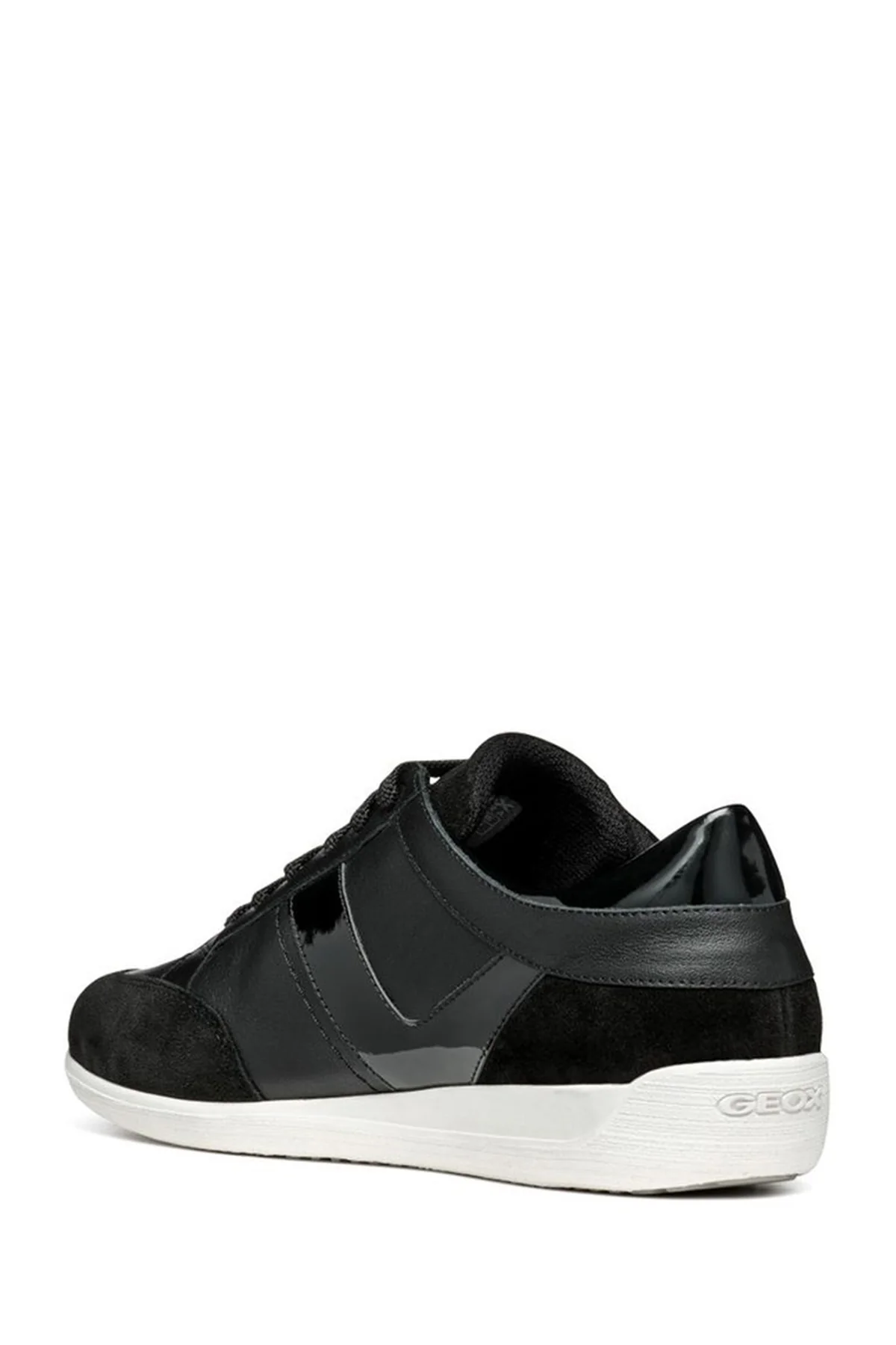 Geox Kadın Siyah Myria Bağcıklı Deri Sneaker - Image 2