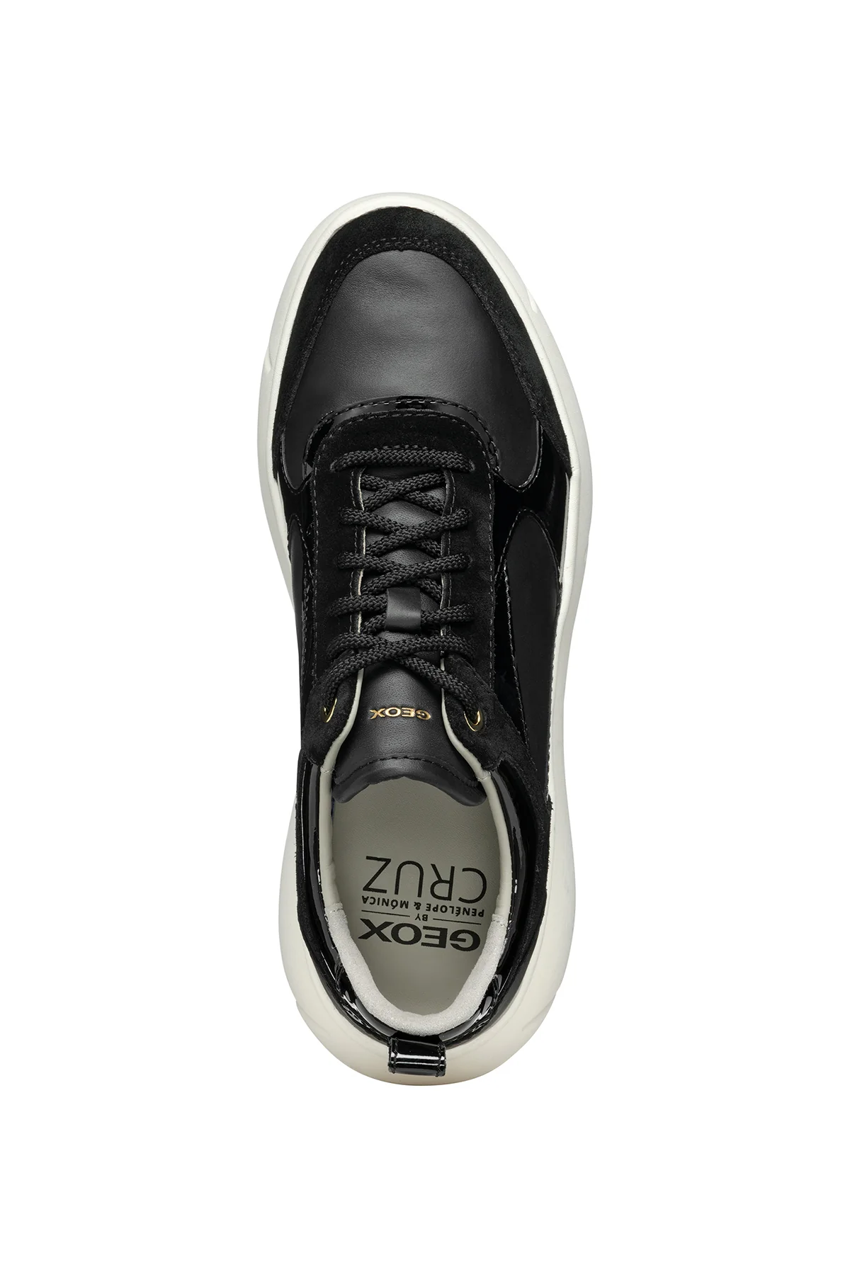 Geox Kadın Siyah Nebula 2.0 X Bağcıklı Sneaker - Image 5