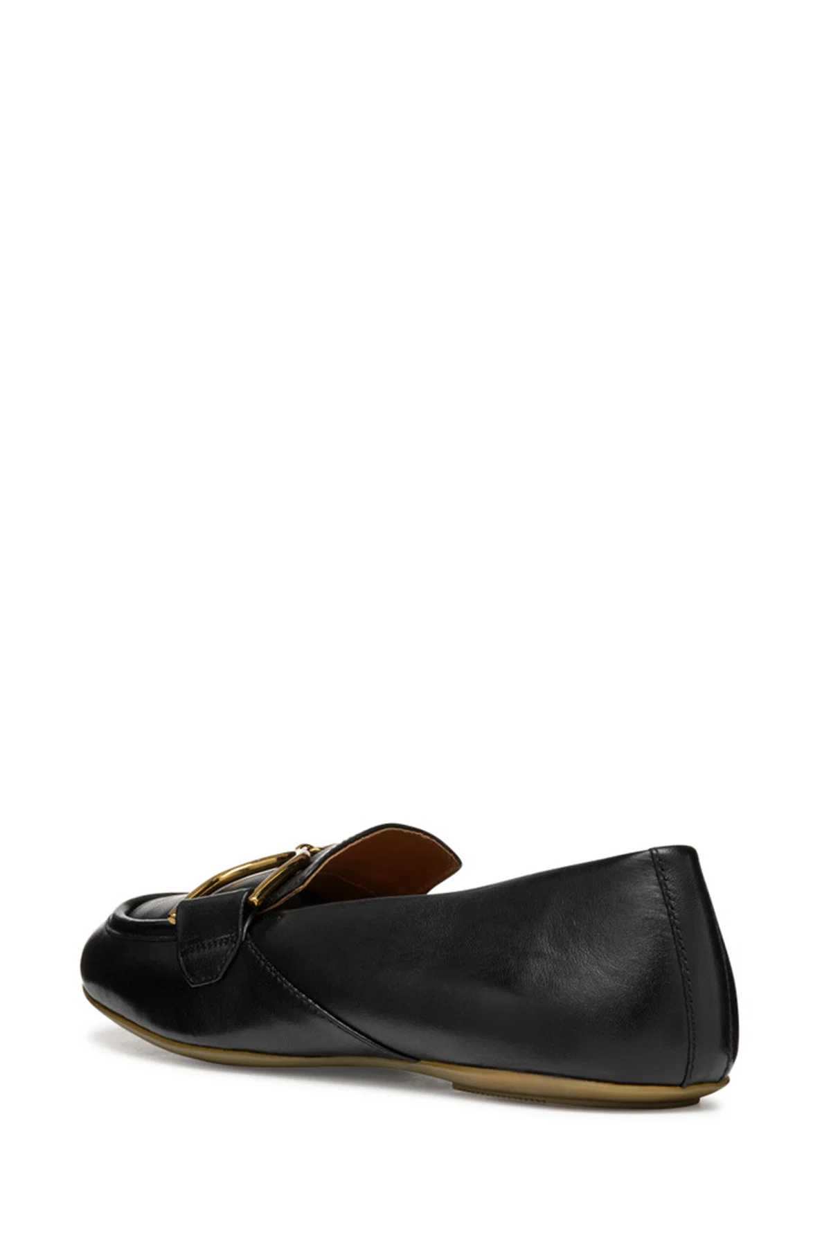 Geox Kadın Siyah Palmaria Deri Loafer - Image 3