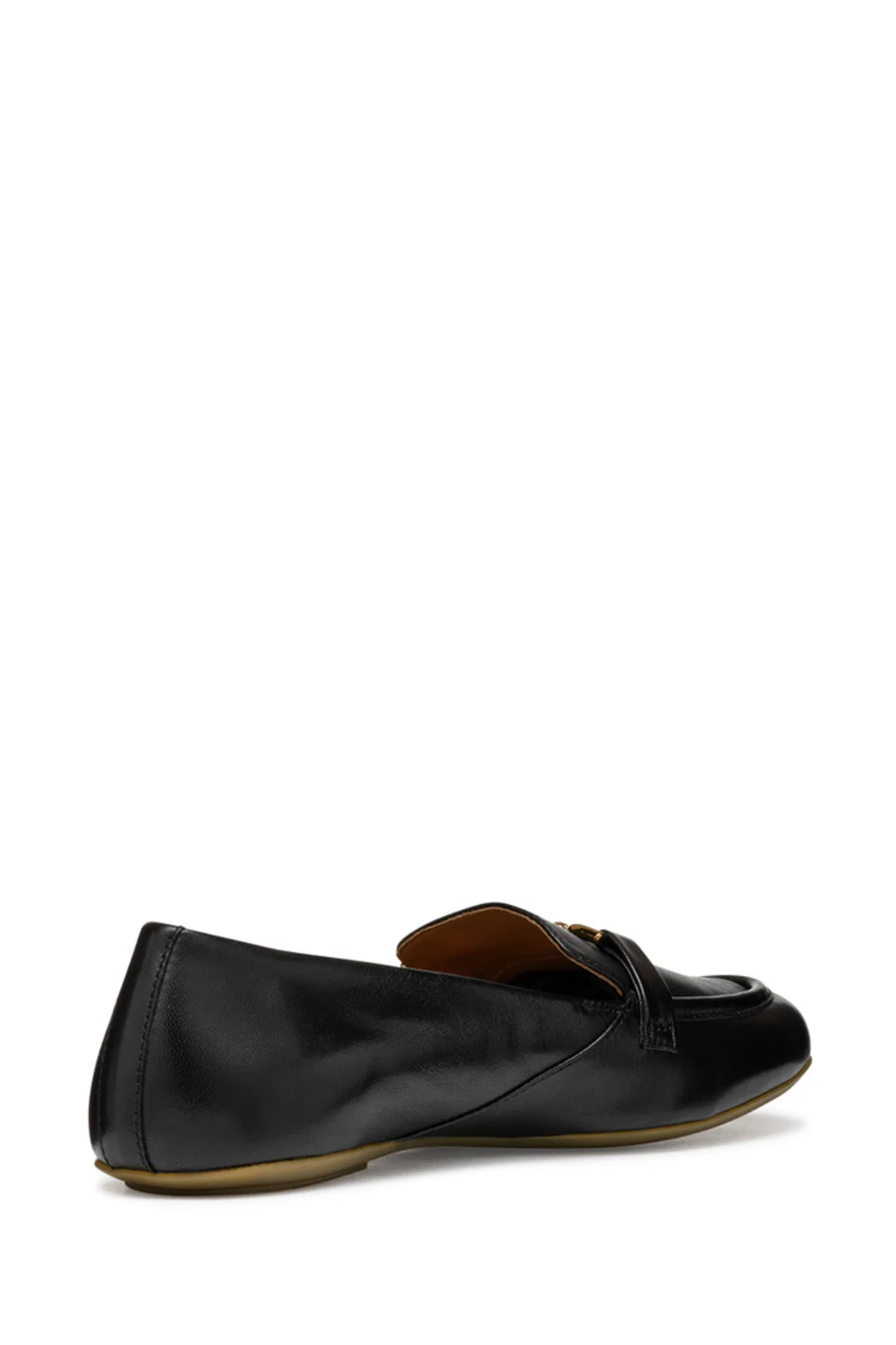 Geox Kadın Siyah Palmaria Deri Loafer - Image 4