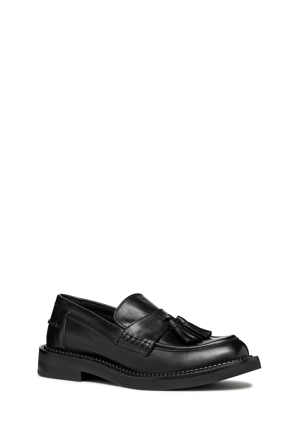 Geox Kadın Siyah Serilda Deri Maskülen Loafer - Image 6