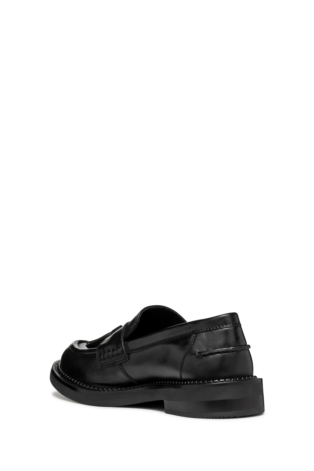 Geox Kadın Siyah Serilda Deri Maskülen Loafer - Image 7
