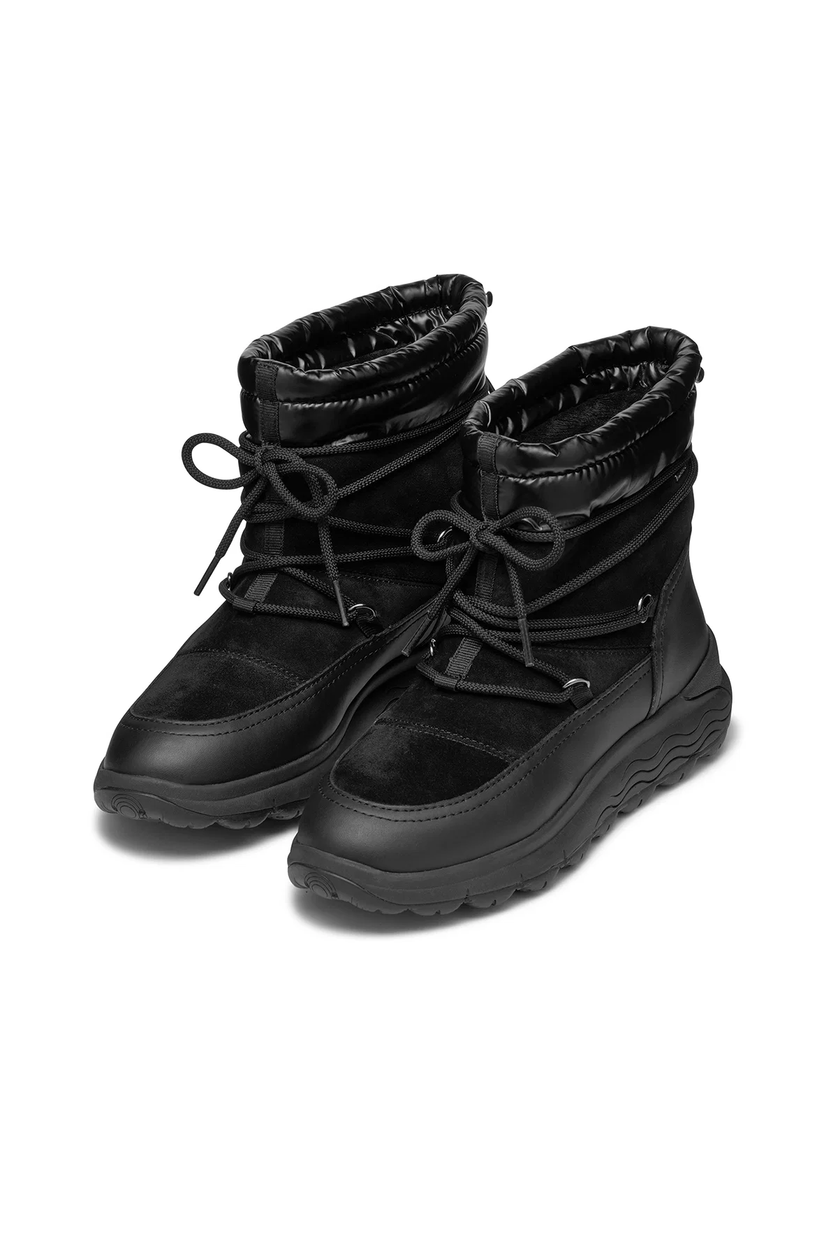 Geox Kadın Siyah Spherica 4x4 Abx Waterproof Deri Outdoor Bot - Image 3