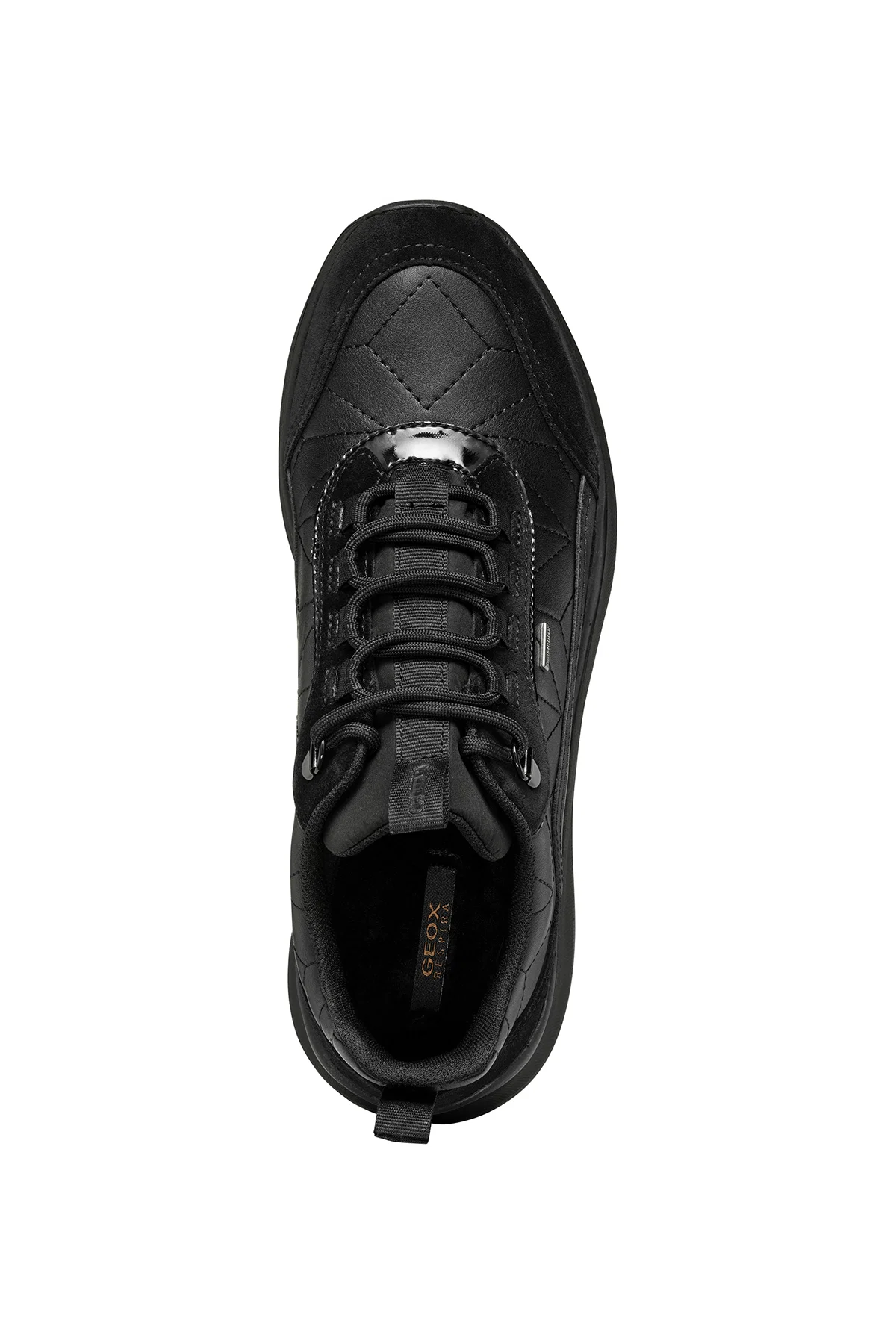Geox Kadın Siyah Spherica Actif X2 Abx Bağcıklı Waterproof Sneaker - Image 9