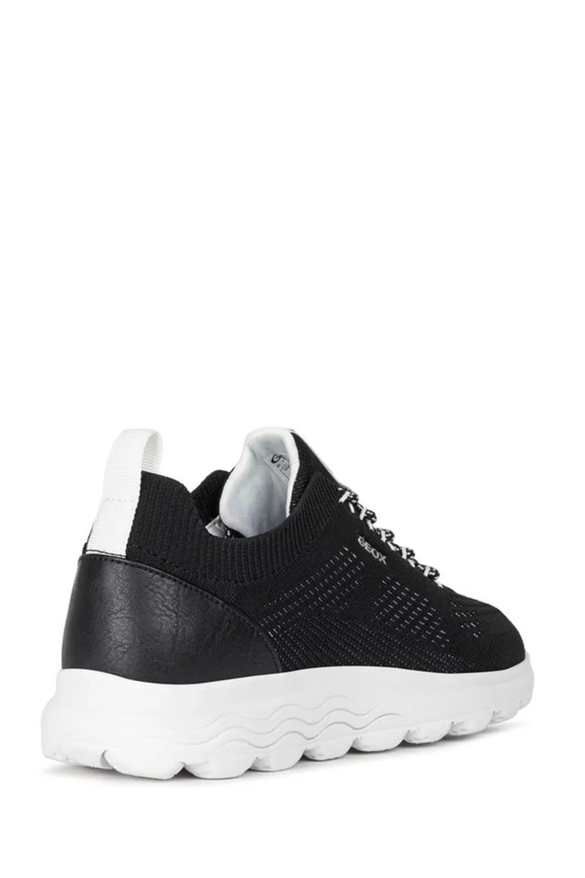 Geox Kadın Siyah Spherica Bağcıklı Kumaş Sneaker - Image 5