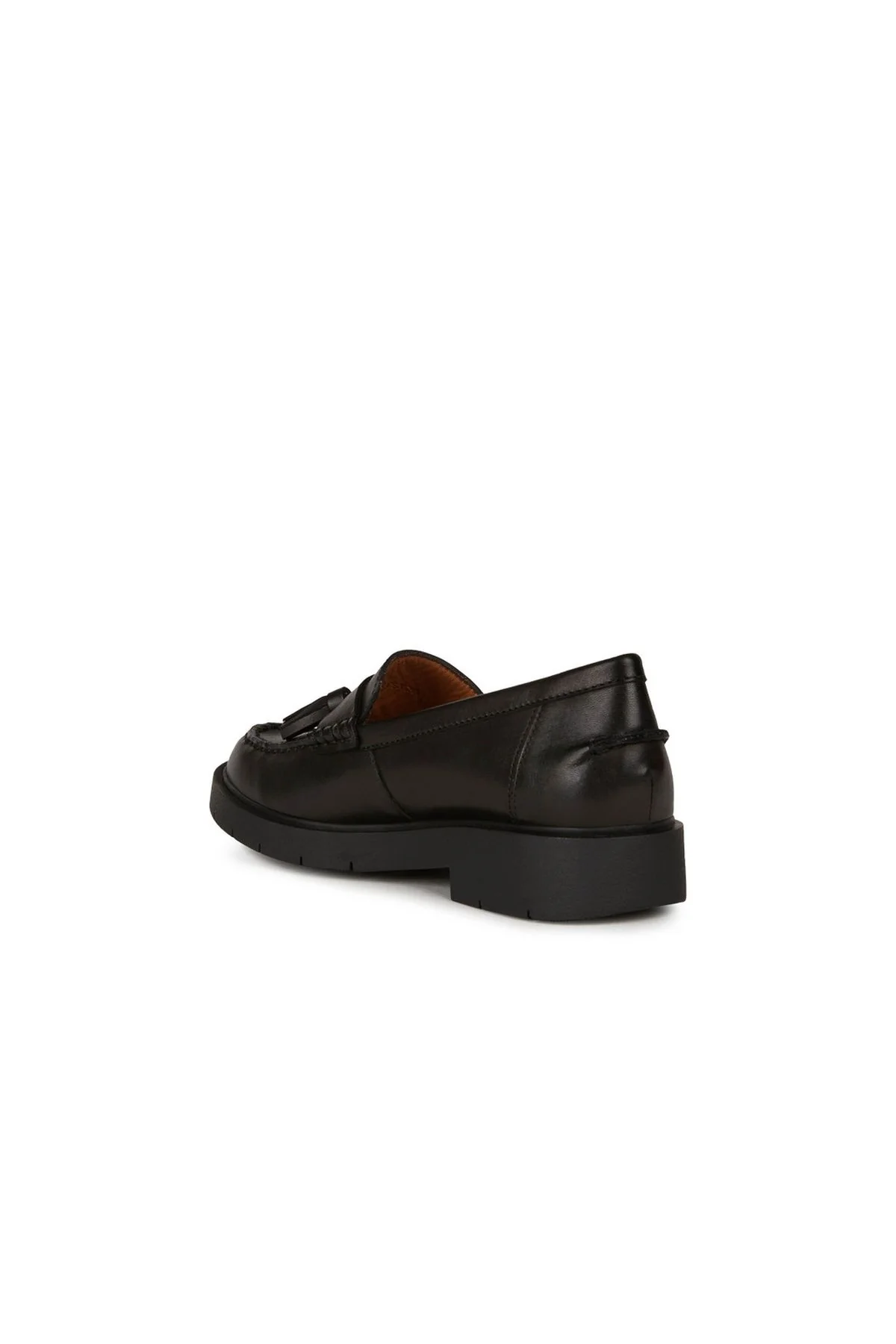 Geox Kadın Siyah Spherica Ec1 Deri Maskülen Loafer - Image 4
