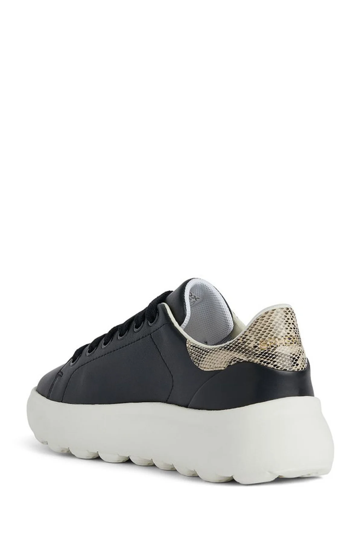 Geox Kadın Siyah Spherica Ec4.1 Bağcıklı Deri Sneaker - Image 2
