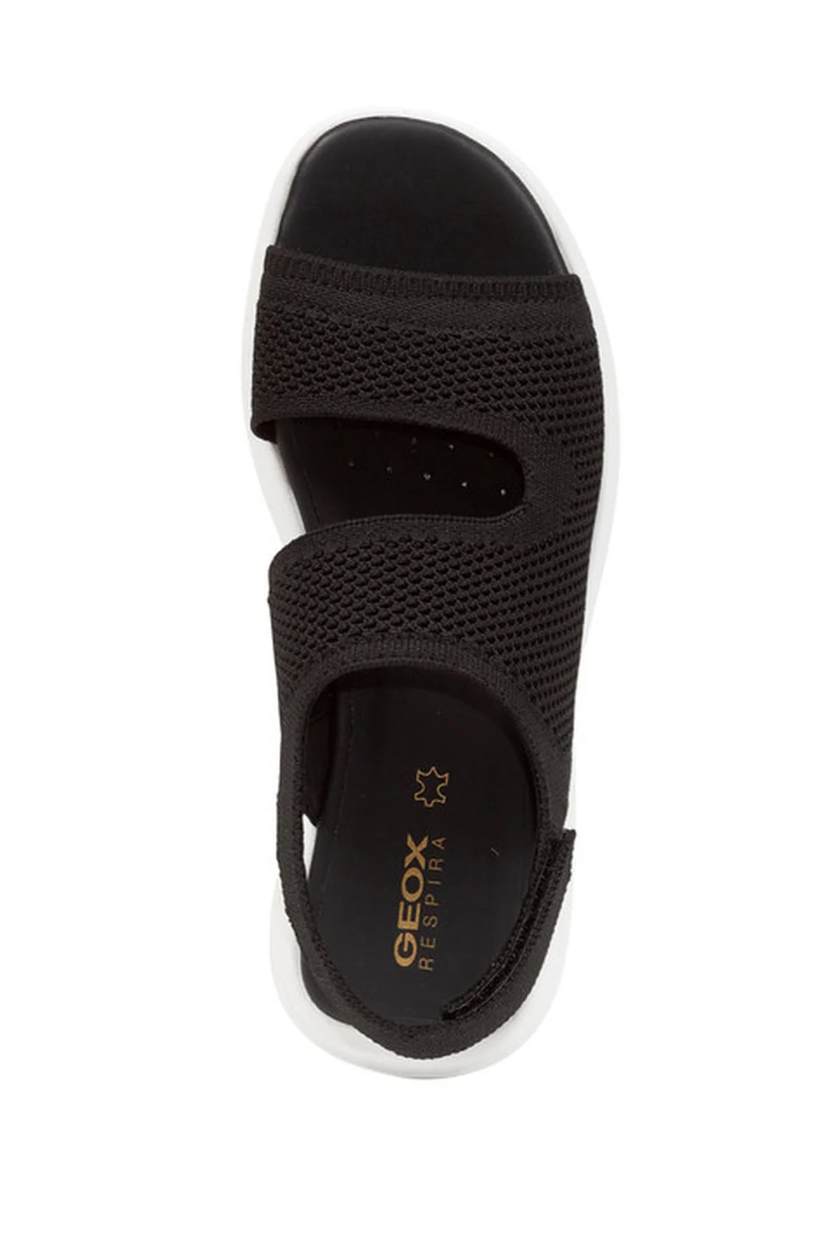 Geox Kadın Siyah Spherica Ec5 Bantlı Kumaş Sandalet - Image 5