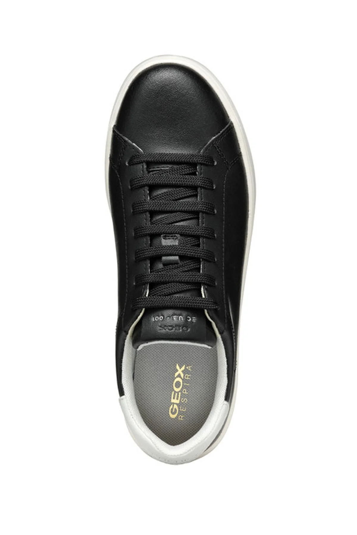 Geox Kadın Siyah Spherica Ecub-1 Bağcıklı Deri Sneaker - Image 5
