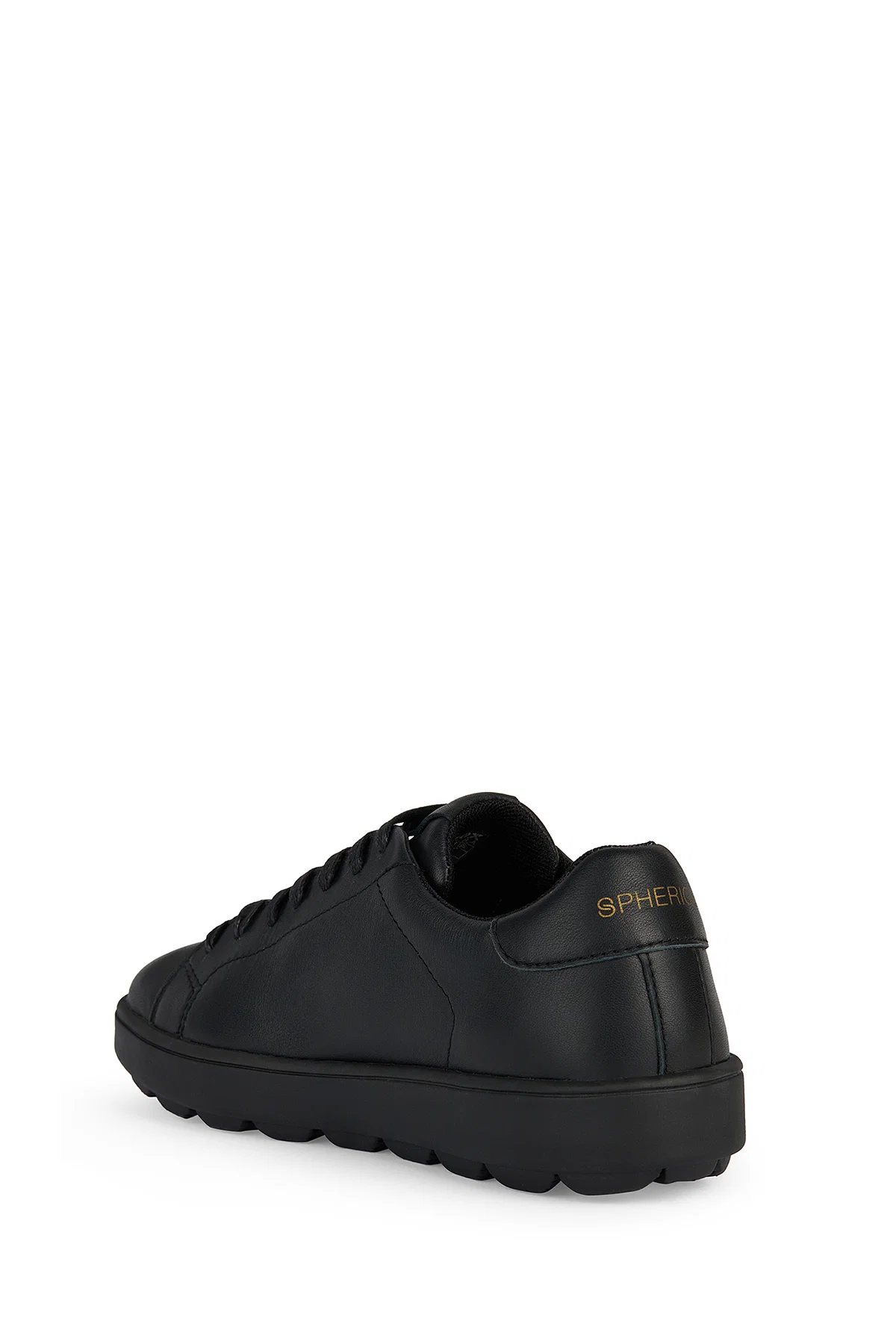 Geox Kadın Siyah Spherica Ecub-1 Bağcıklı Deri Sneaker - Image 4