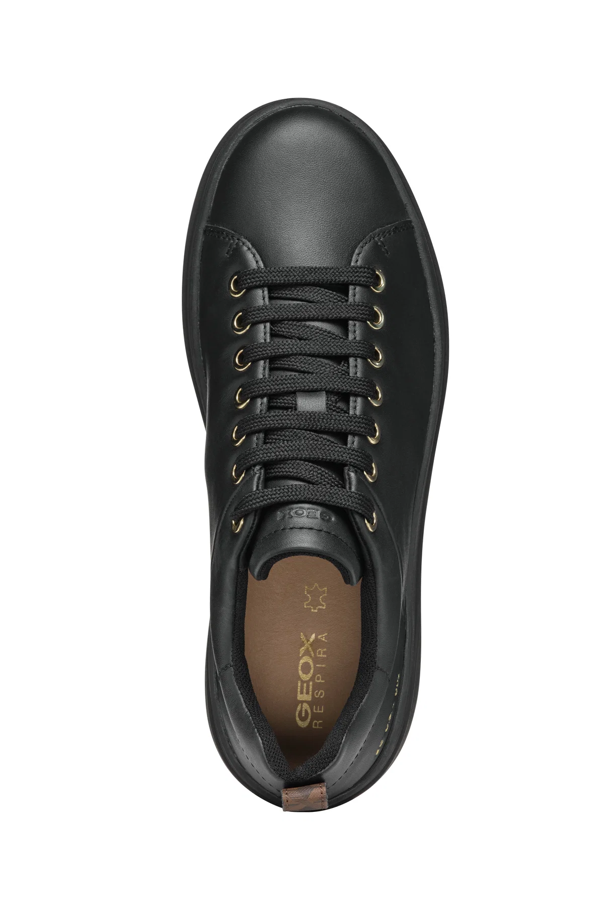 Geox Kadın Siyah Spherica Ecub-2 Bağcıklı Deri Sneaker - Image 5