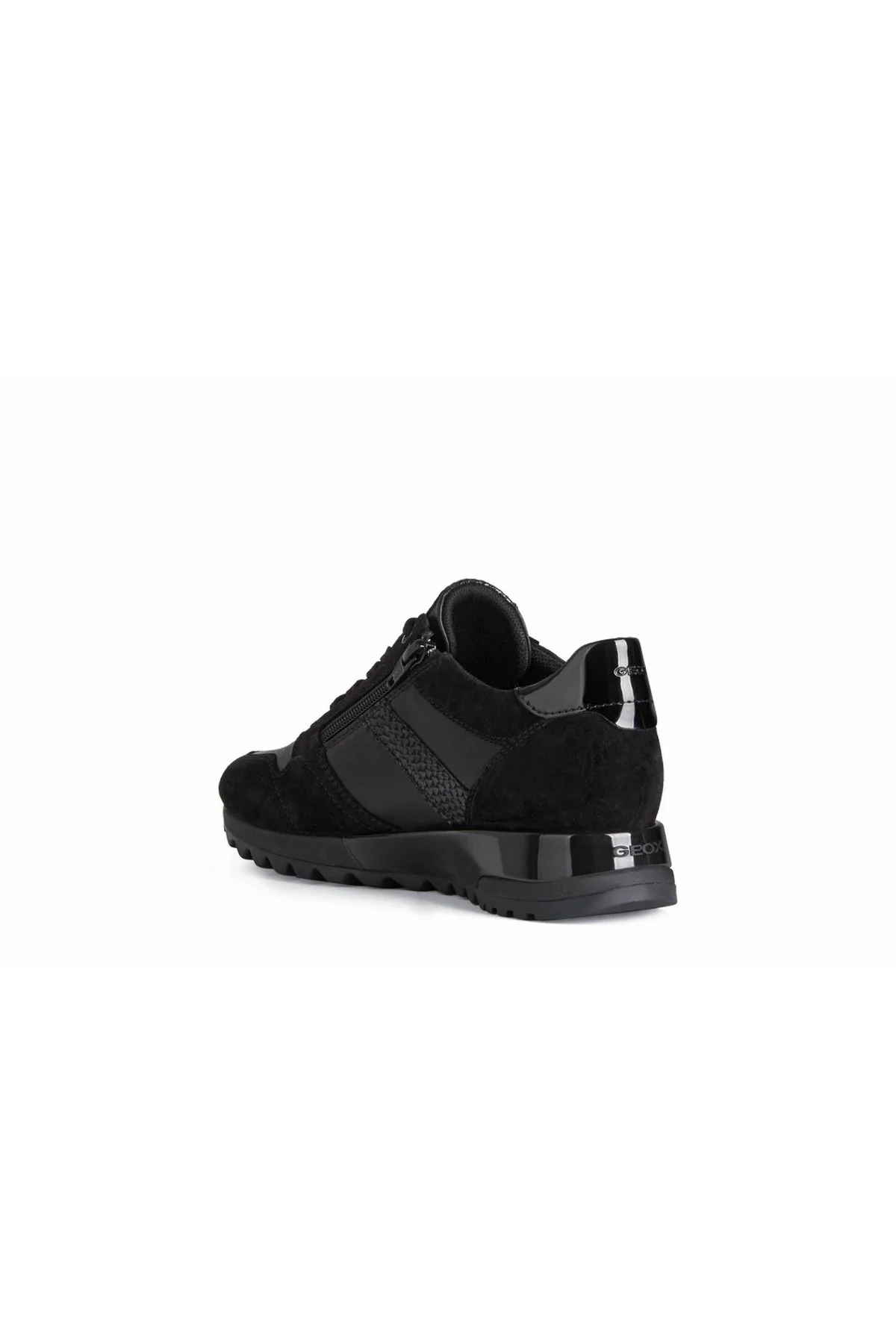 Geox Kadın Siyah Tabelya Kalın Tabanlı Deri Sneaker - Image 2