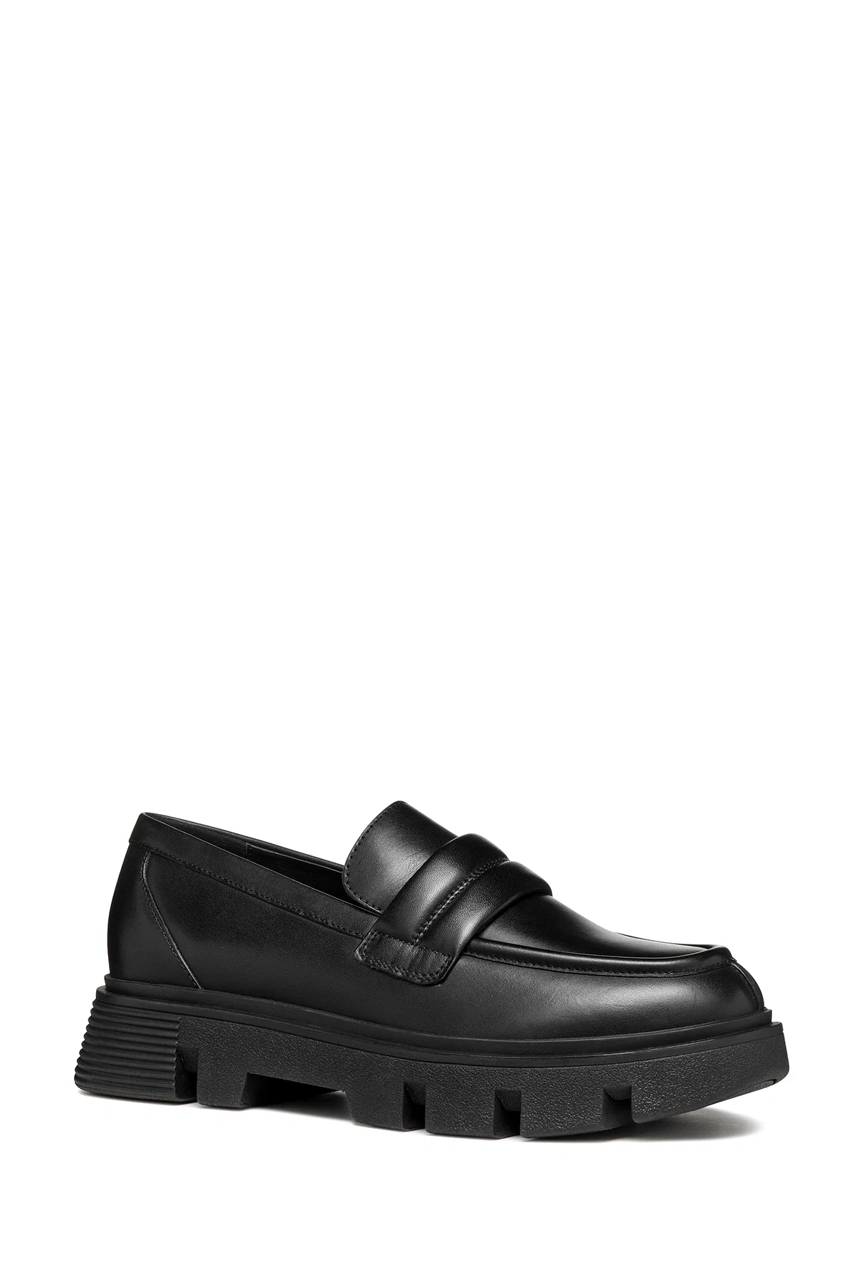 Geox Kadın Siyah Vilde Deri Makosen Loafer - Image 3