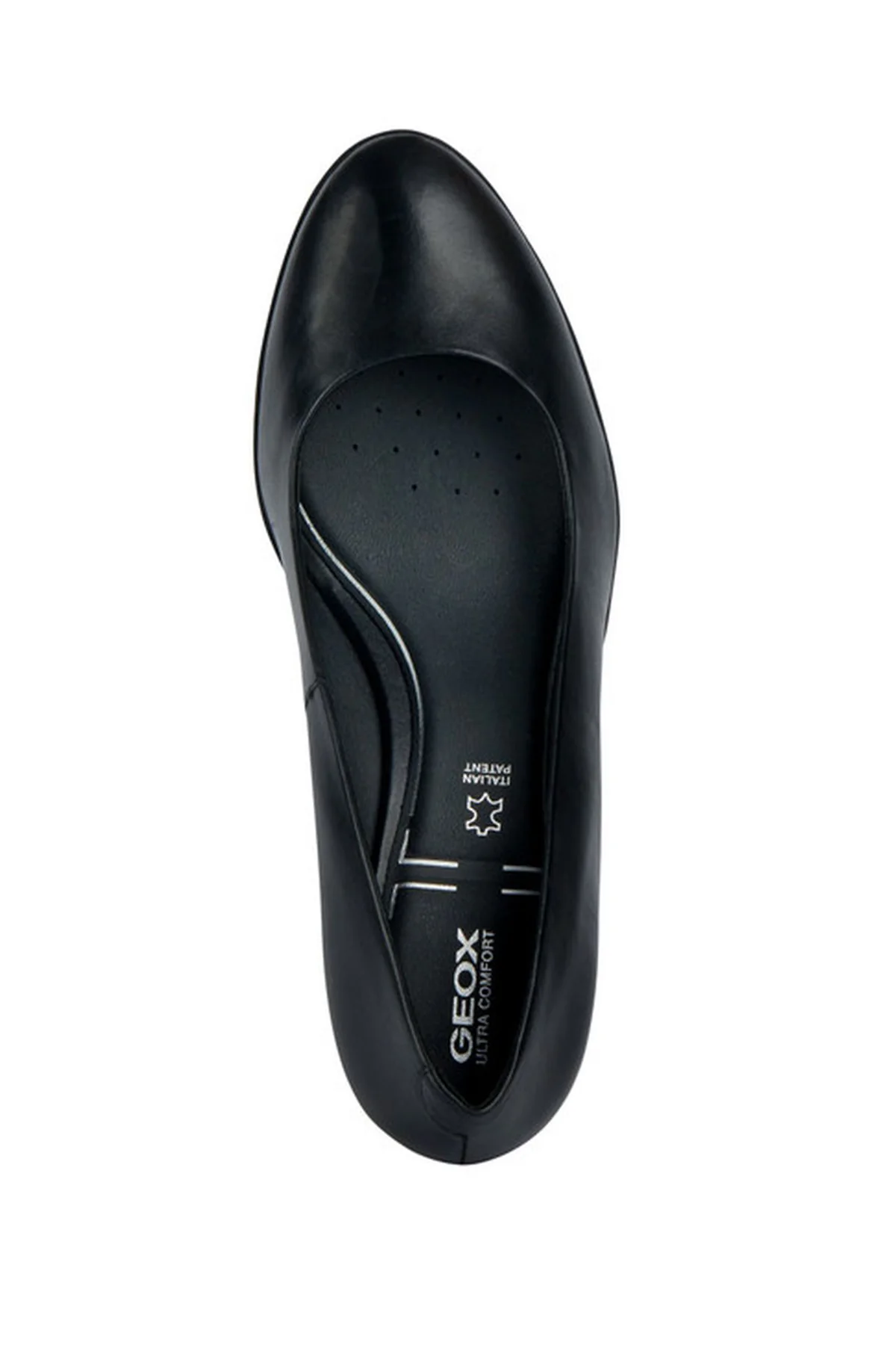 Geox Kadın Siyah Walk Pleasure 60 Deri Kalın Topuklu Ayakkabı - Image 5