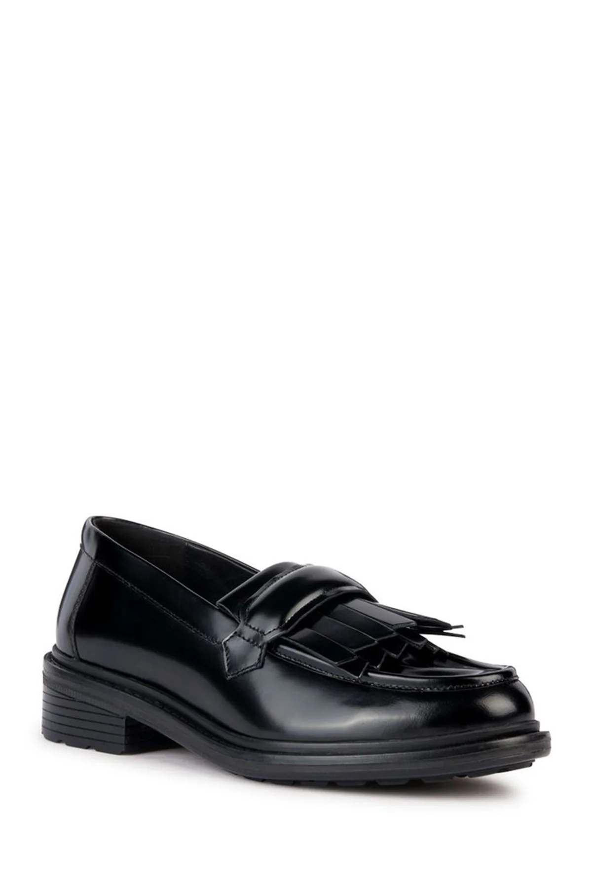 Geox Kadın Siyah Walk Pleasure Deri Maskülen Loafer - Image 3