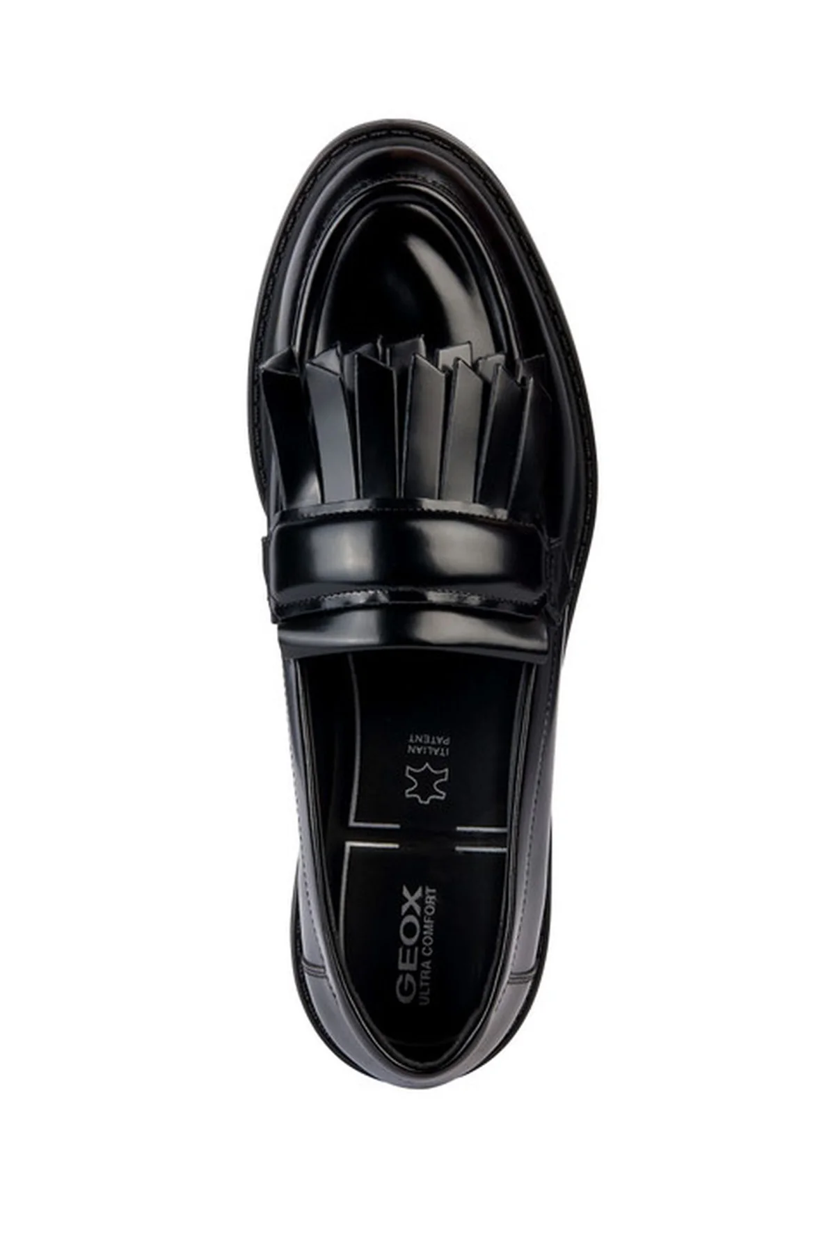 Geox Kadın Siyah Walk Pleasure Deri Maskülen Loafer - Image 5
