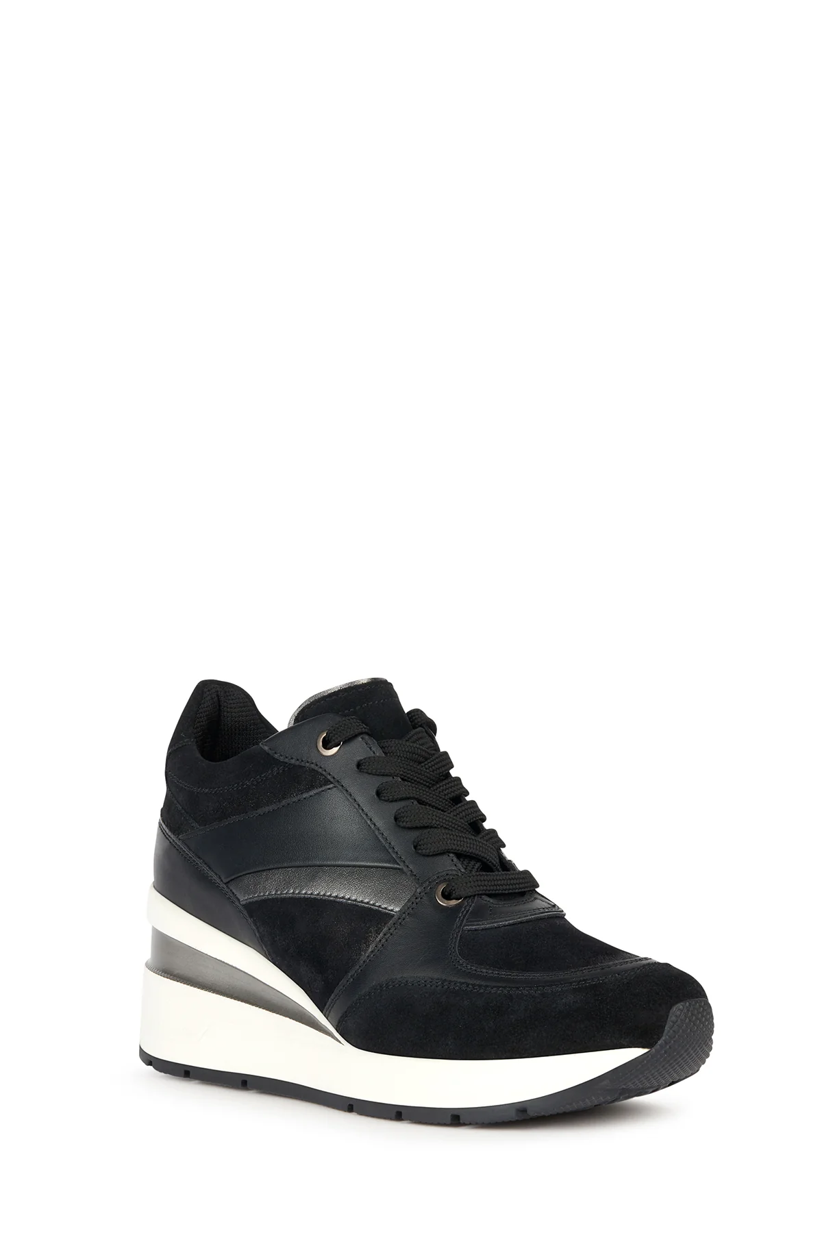 Geox Kadın Siyah Zosma Dolgu Topuk Sneaker - Image 3