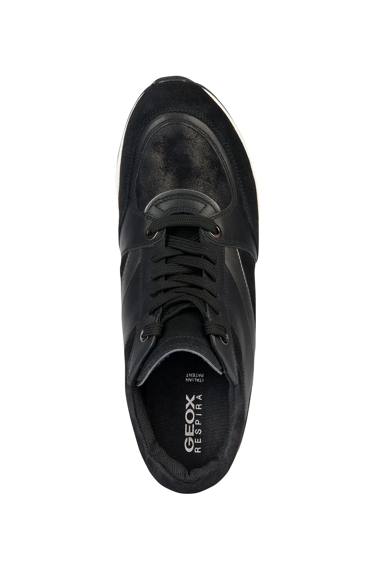 Geox Kadın Siyah Zosma Dolgu Topuk Sneaker - Image 4
