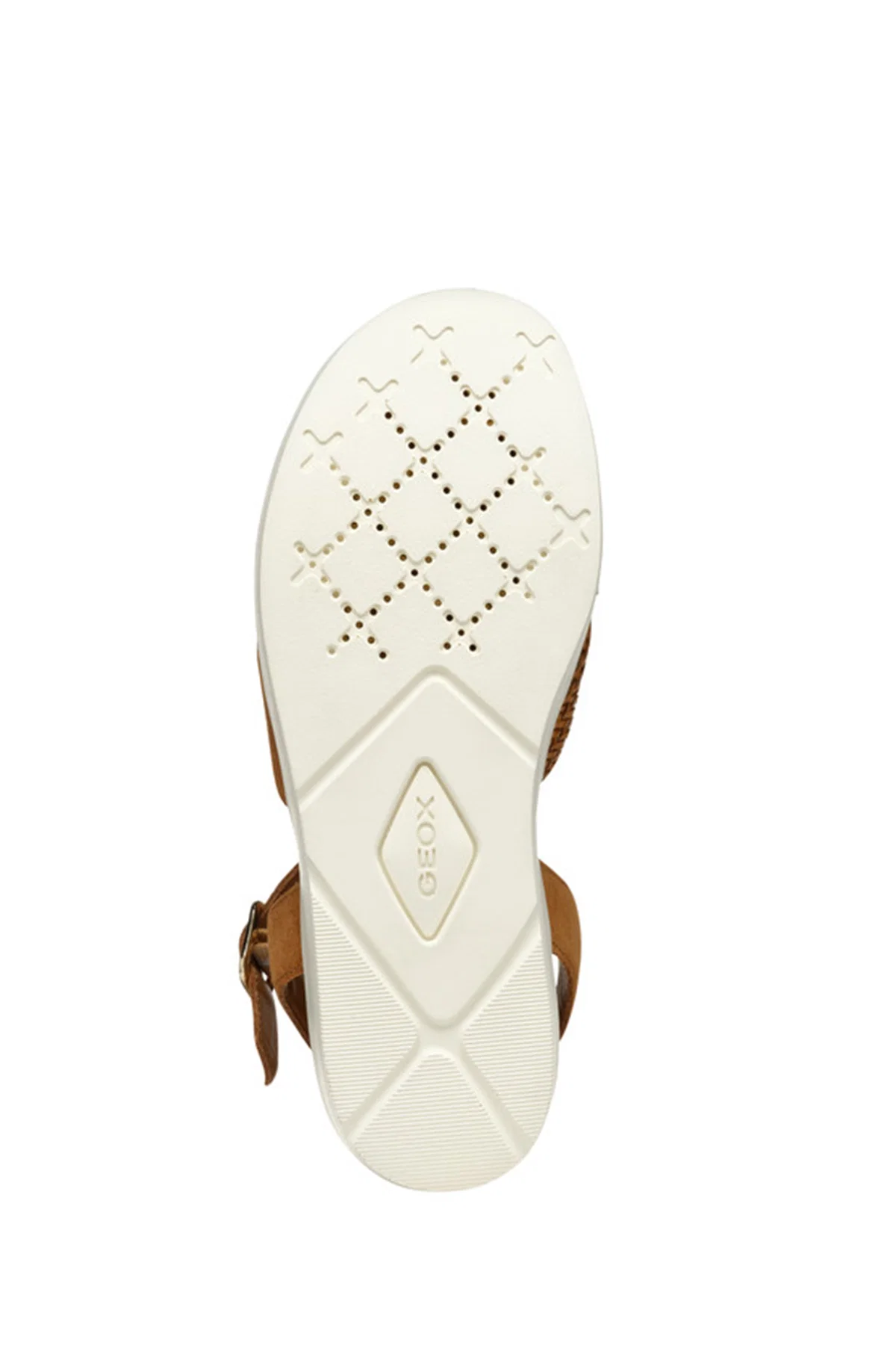 Geox Kadın Taba D Xand 2.2S A - Suede Bilekten Tokalı Dolgu Topuklu Deri Sandalet - Image 6