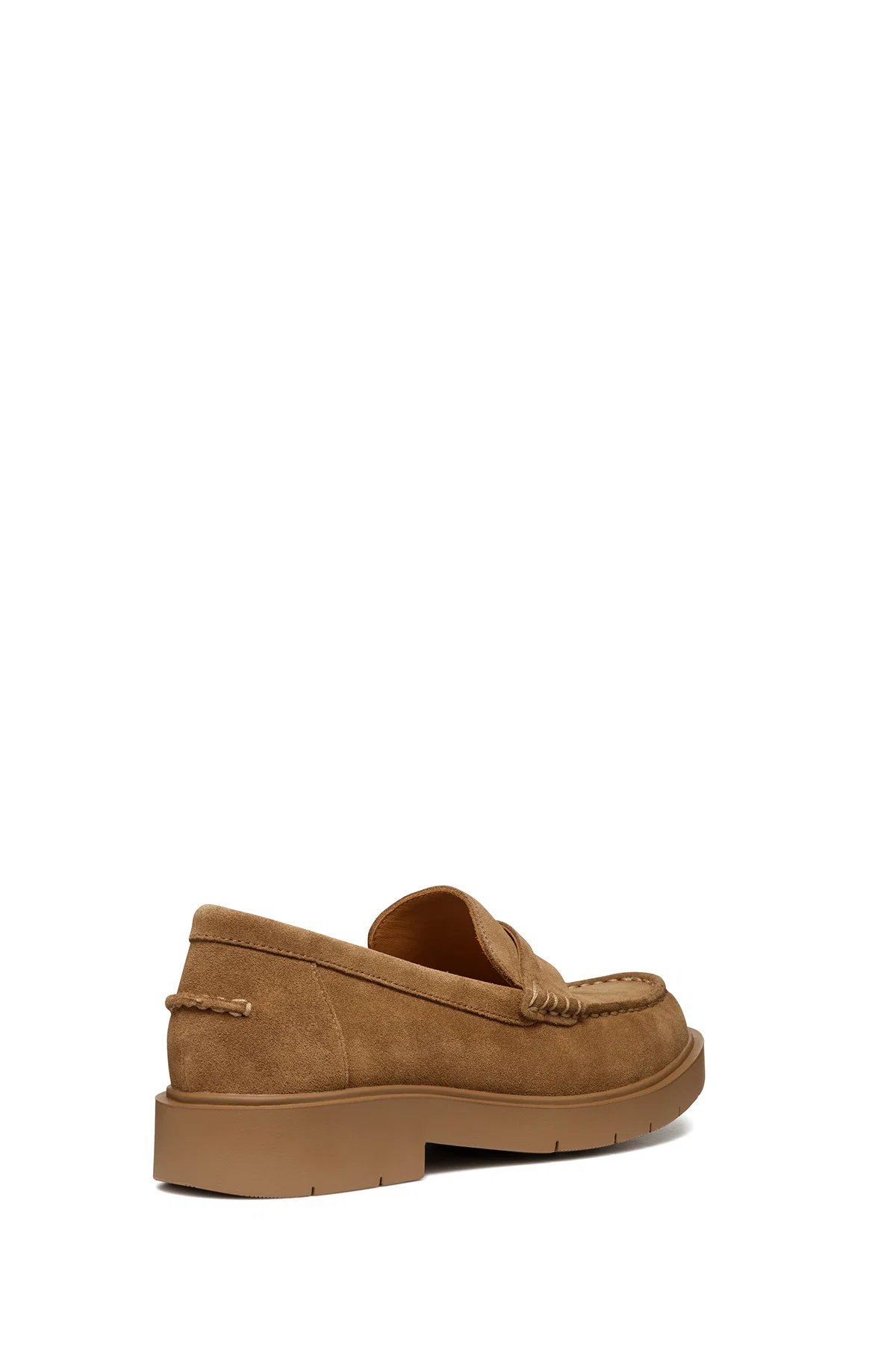 Geox Kadın Taba Spherica Ec1 Süet Maskülen Loafer - Image 5