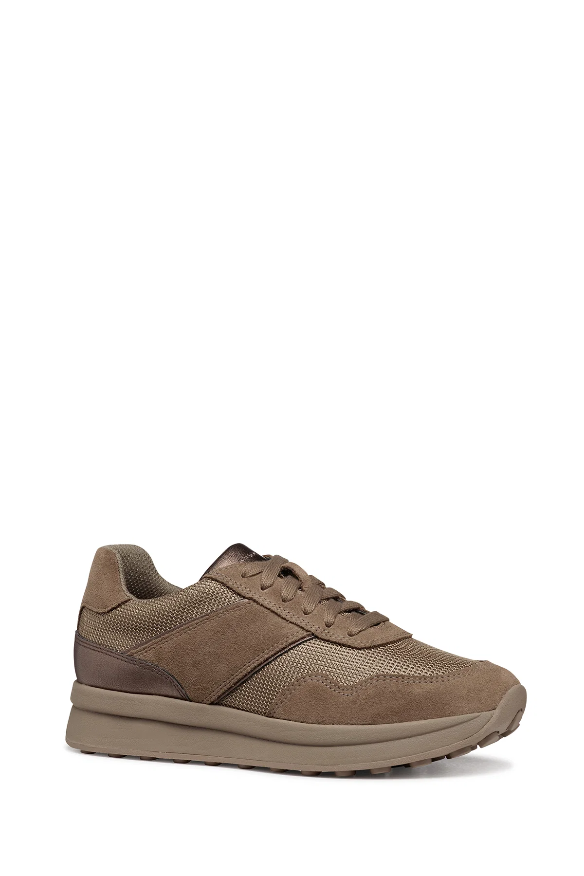 Geox Kadın Vizon D Runntix Bağcıklı Sneaker - Image 3