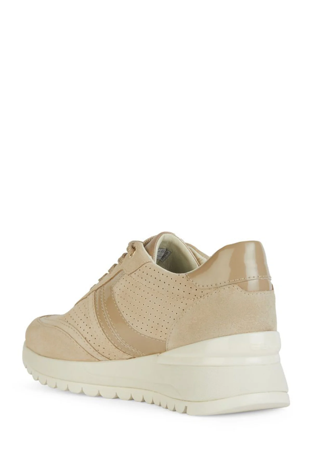 Geox Kadın Vizon Desya Bağcıklı Deri Sneaker - Image 2