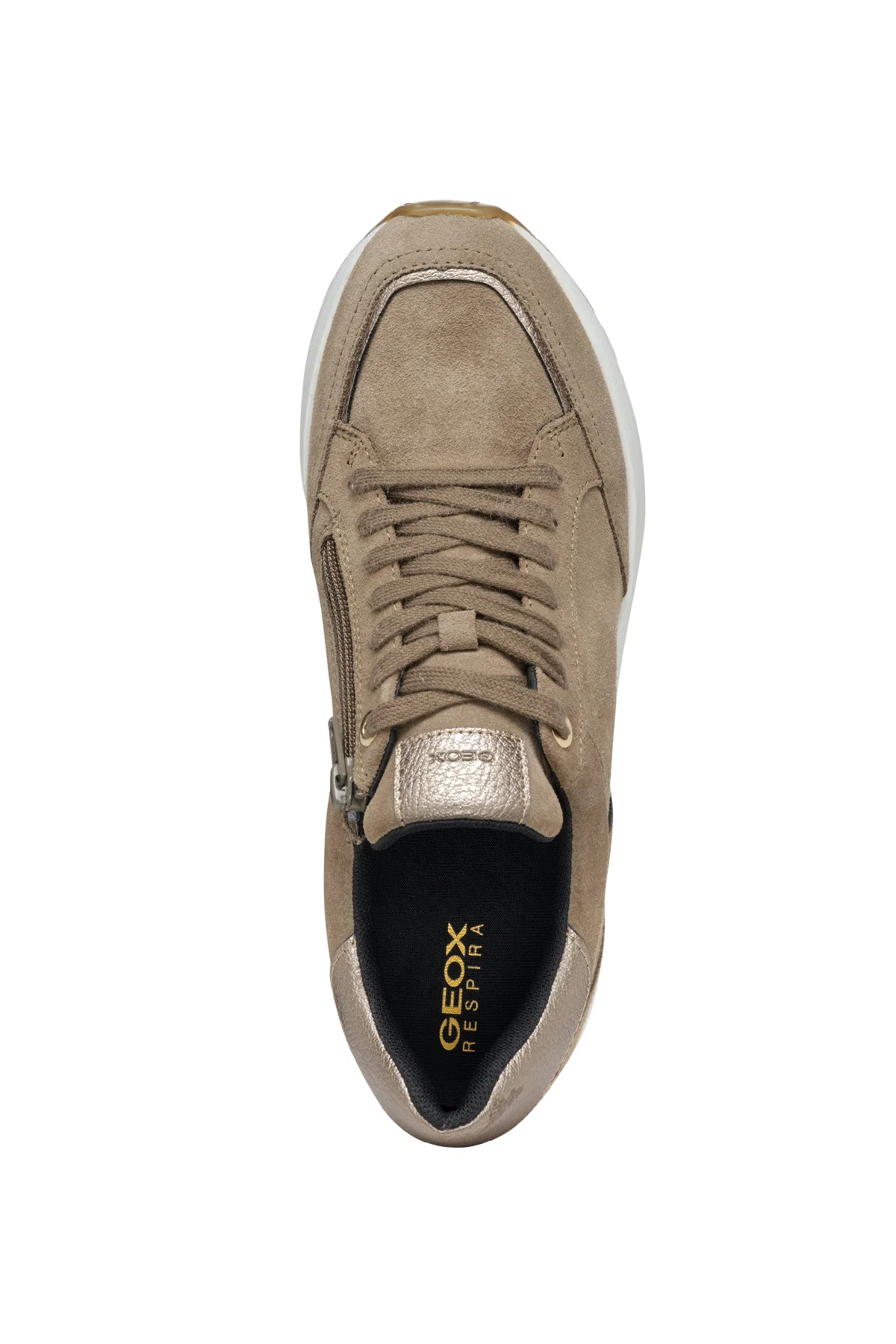 Geox Kadın Vizon New Kency Dolgu Taban Sneaker - Image 6