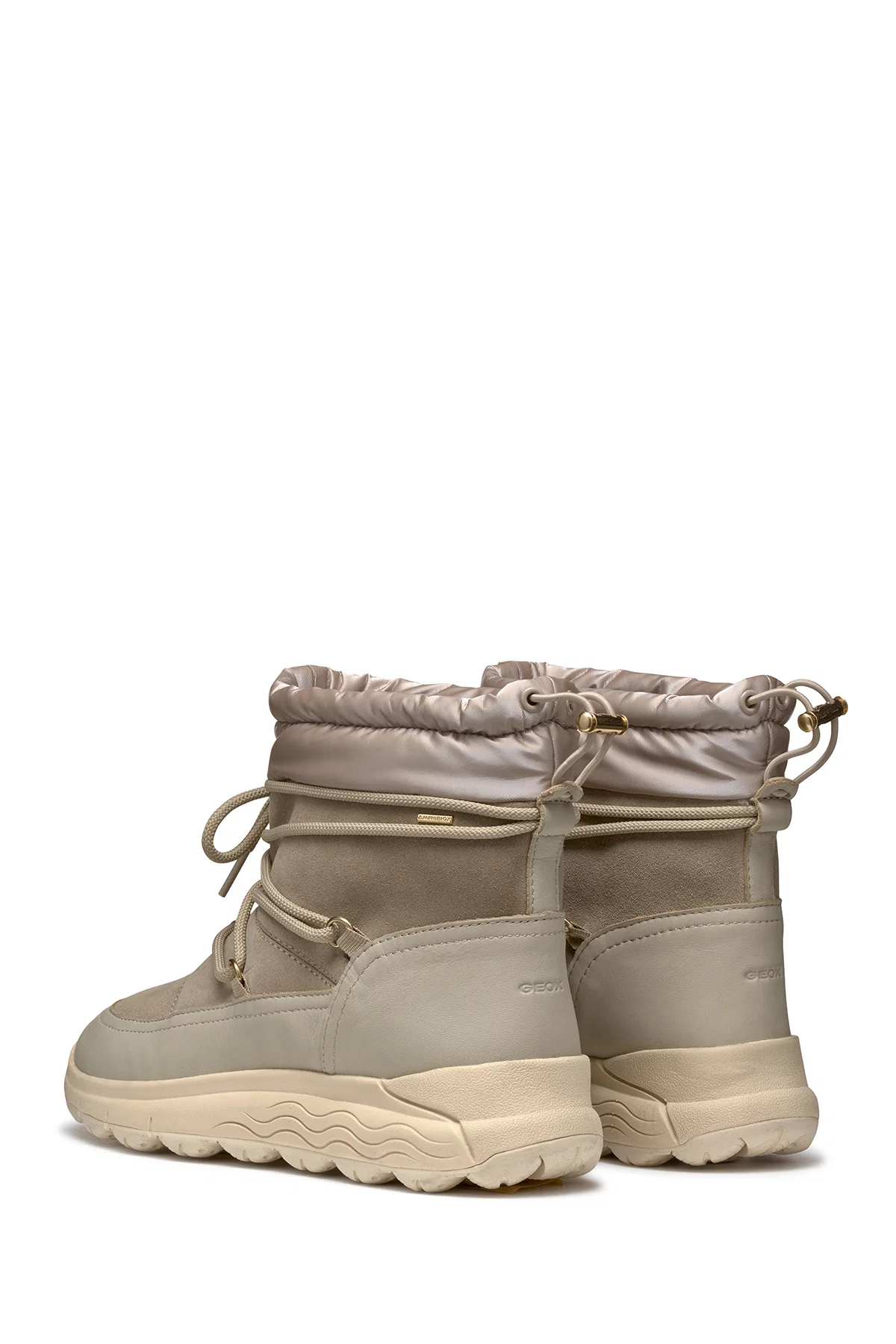 Geox Kadın Vizon Spherica 4x4 Abx Waterproof Deri Outdoor Bot - Image 5