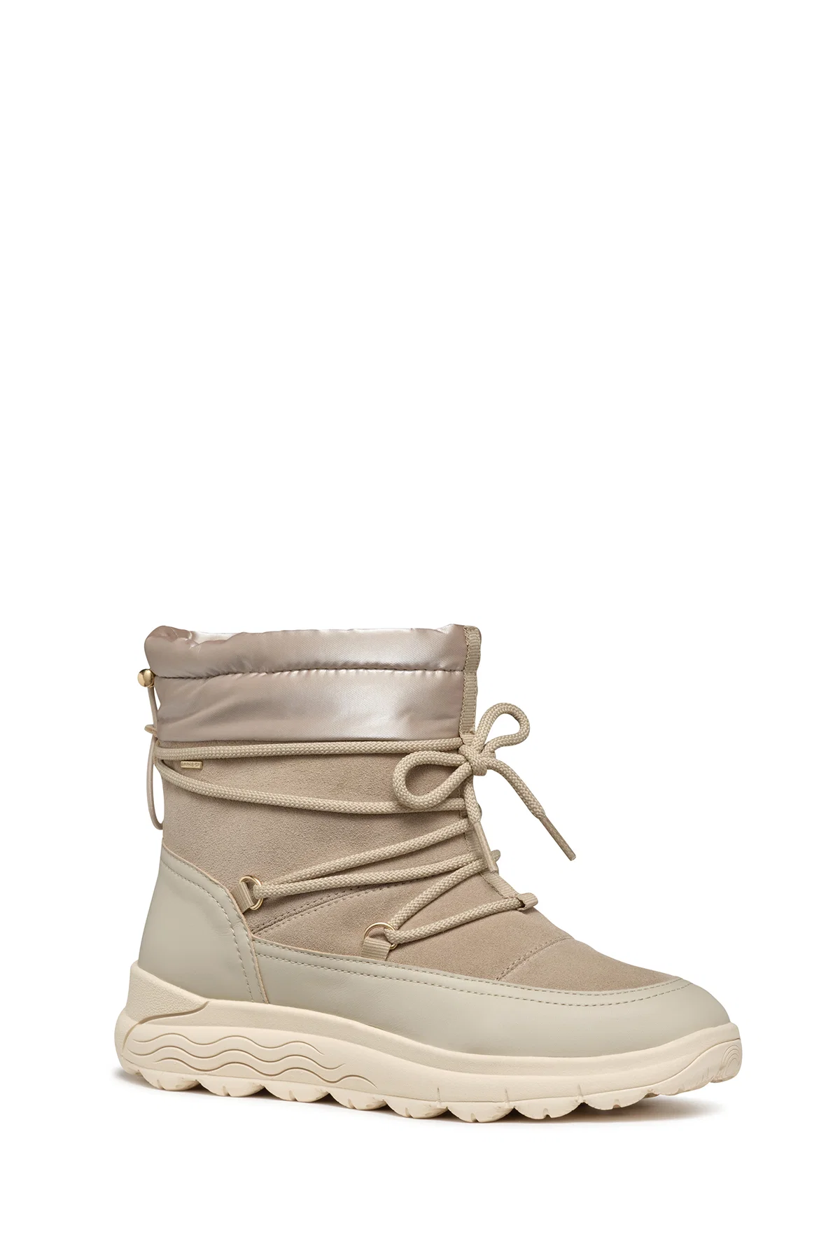 Geox Kadın Vizon Spherica 4x4 Abx Waterproof Deri Outdoor Bot - Image 6