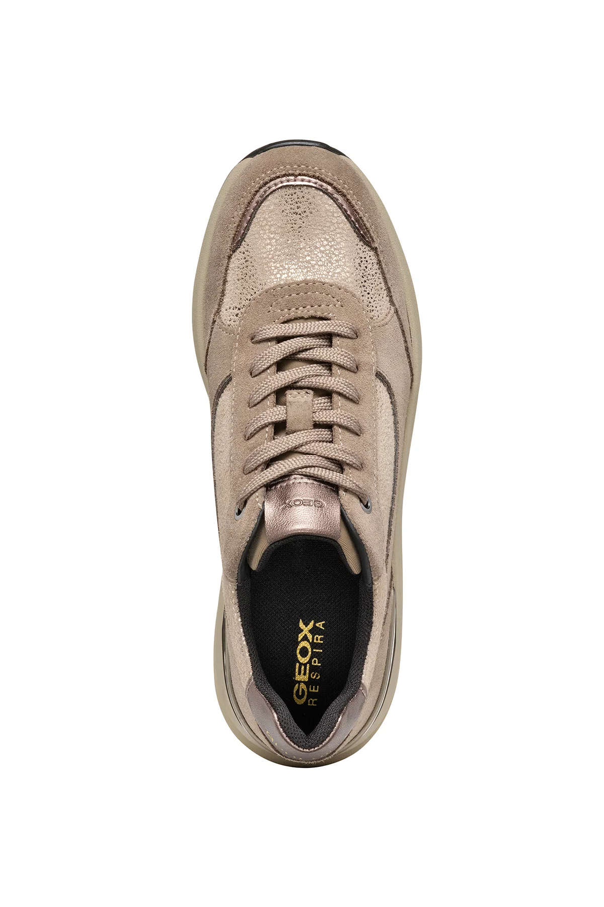 Geox Kadın Vizon Spherica Ec13 Bağcıklı Kalın Taban Sneaker - Image 6