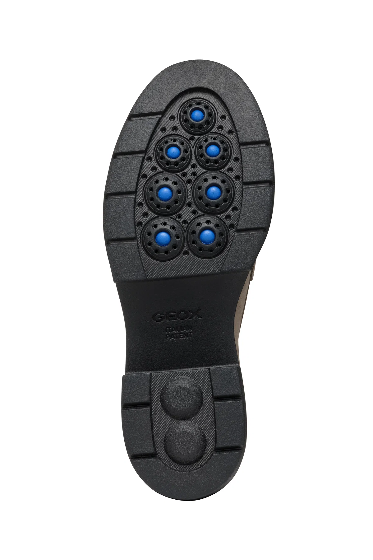 Geox Kadın Vizon Spherica Ec15 Kalın Topuklu Süet Deri Maskülen Loafer - Image 6
