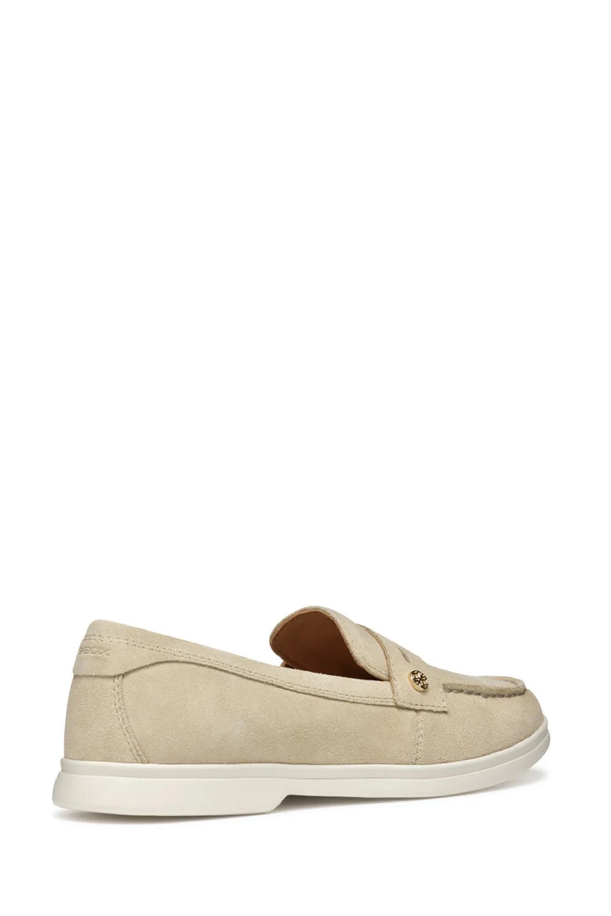 Geox Kadın Vizon Xand 3 Süet Deri Maskülen Loafer - Image 4