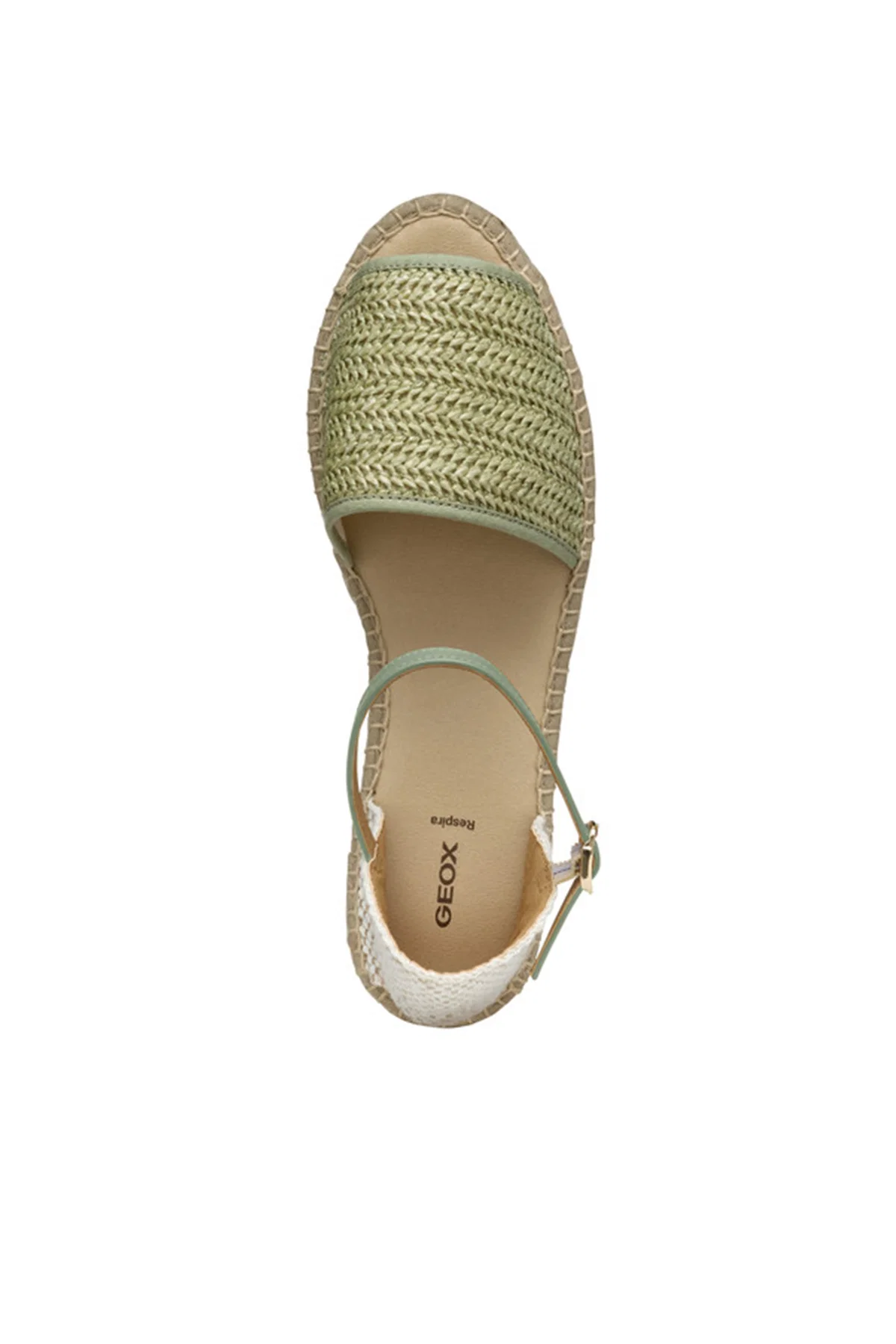 Geox Kadın Yeşil D Lampedusa Örgülü Deri Espadril - Image 5