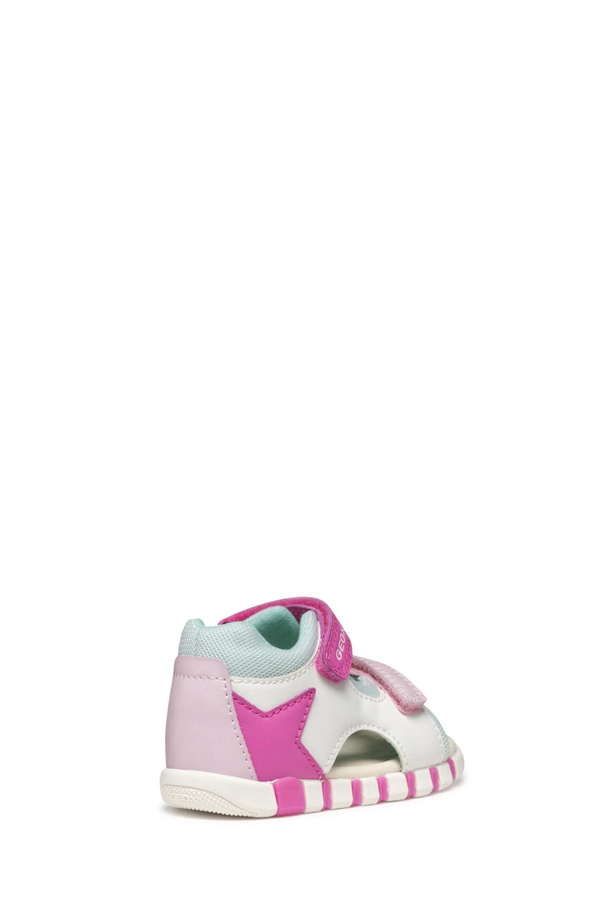 Geox Kız Bebek B Sandal Iupidoo A - Synt + Mesh Çift Bantlı Kumaş Sandalet - Image 4