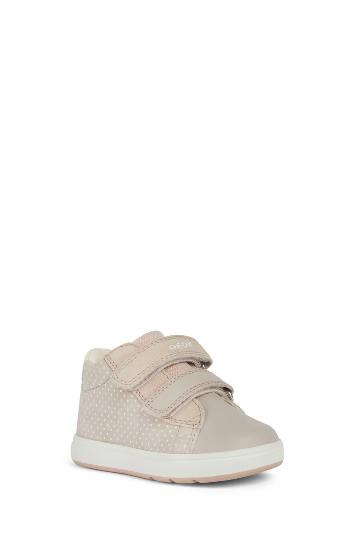 Geox Kız Bebek Bej Biglia Bantlı Süet Sneaker - Image 2