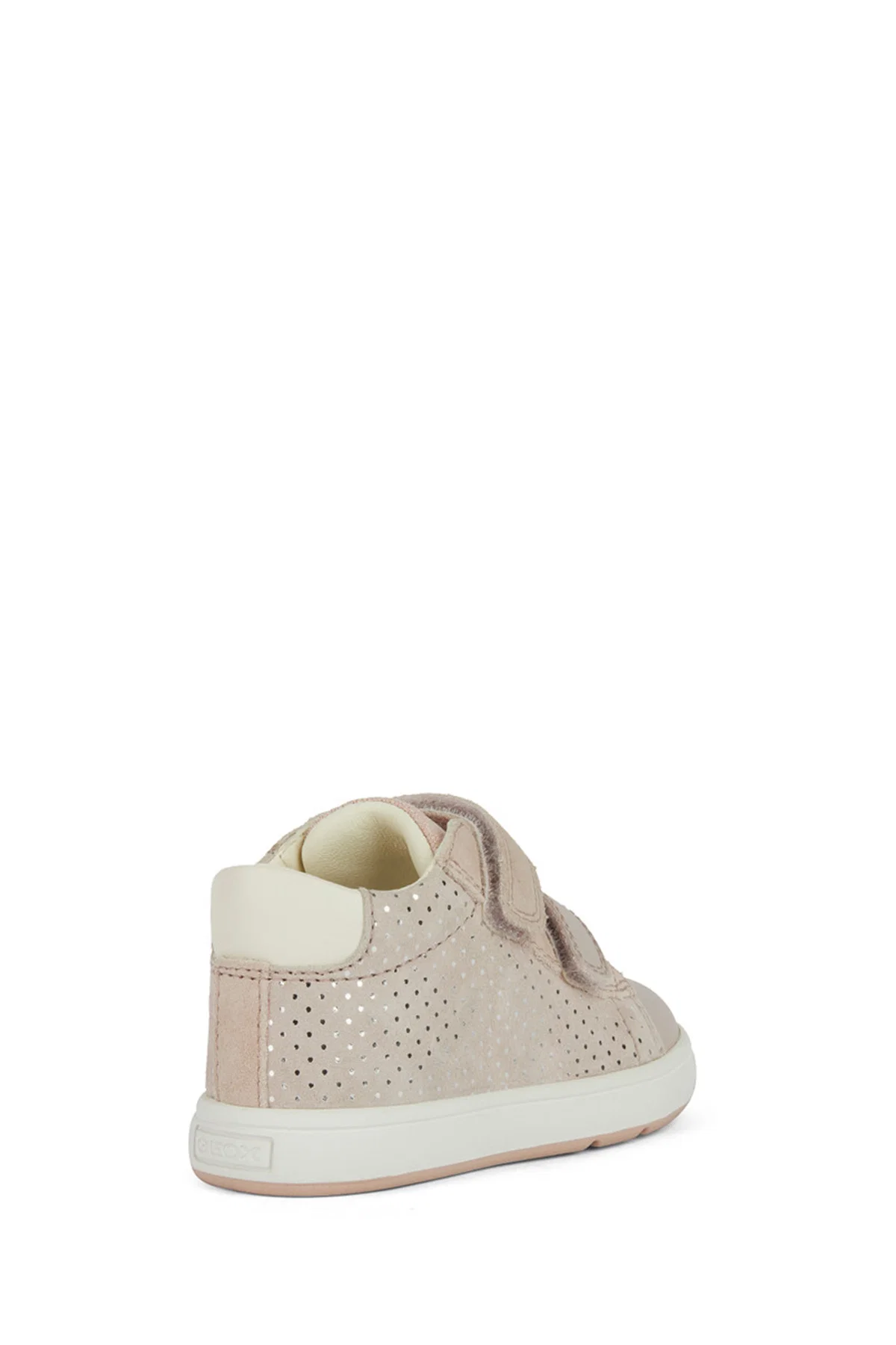 Geox Kız Bebek Bej Biglia Bantlı Süet Sneaker - Image 4
