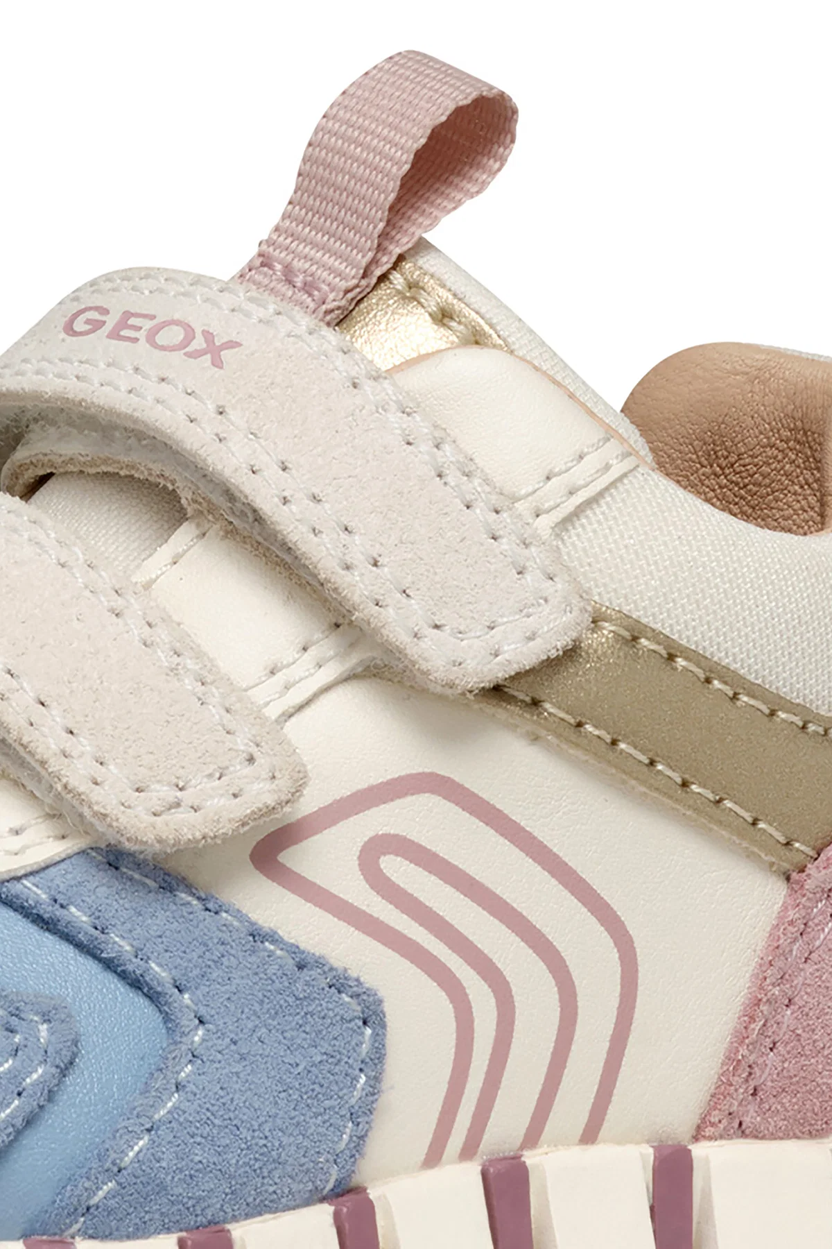 Geox Kız Bebek Bej Iupidoo Bantlı Deri Sneaker - Image 10