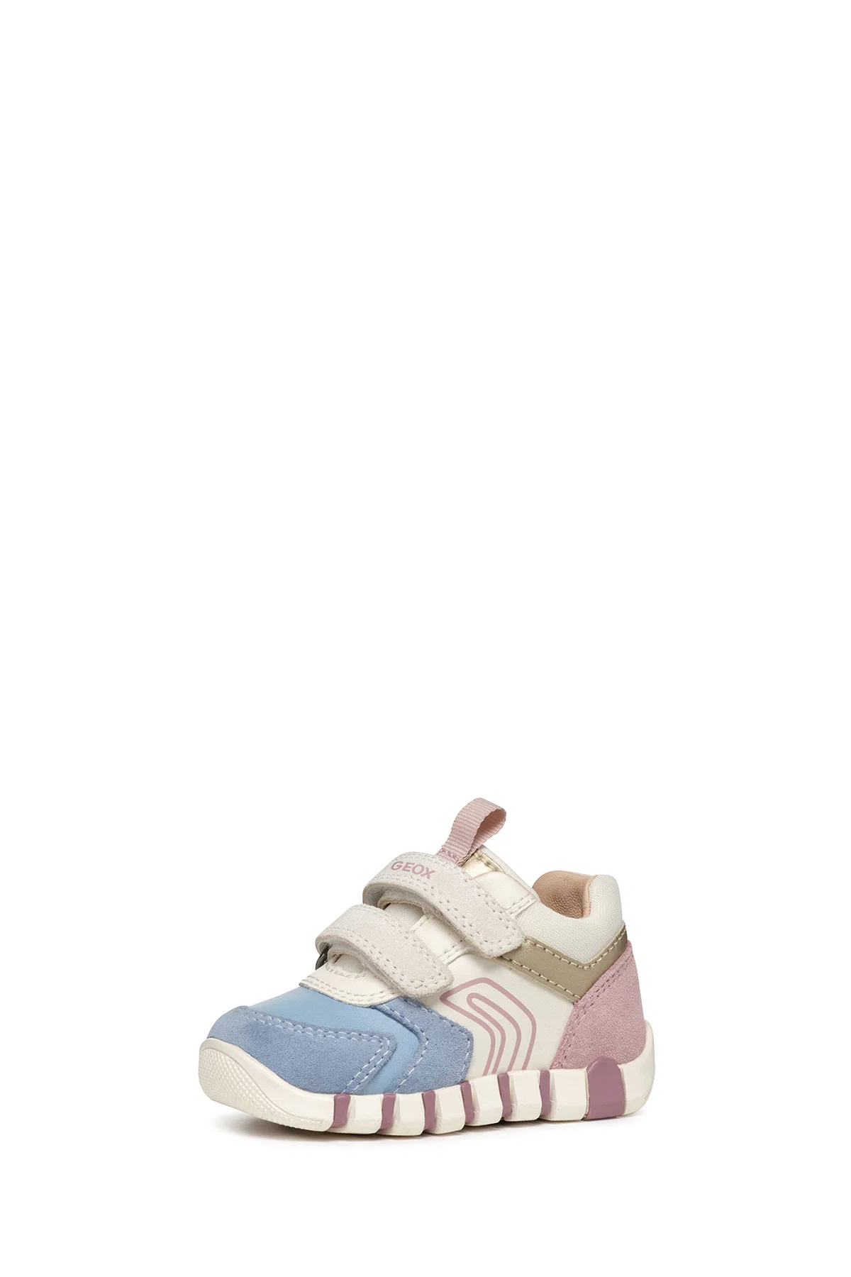 Geox Kız Bebek Bej Iupidoo Bantlı Deri Sneaker - Image 3