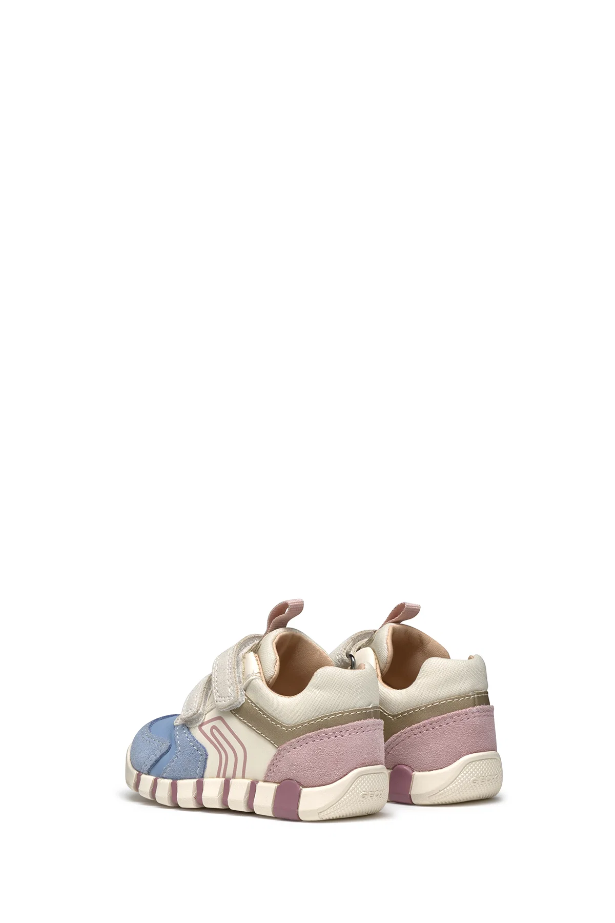 Geox Kız Bebek Bej Iupidoo Bantlı Deri Sneaker - Image 4