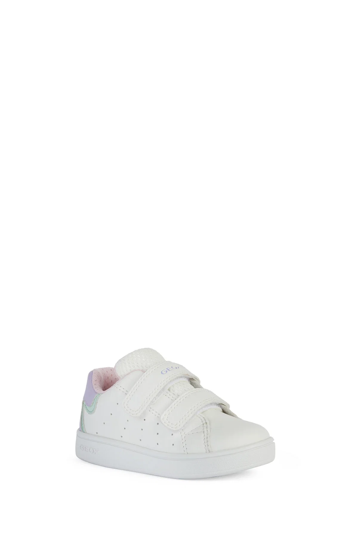 Geox Kız Bebek Beyaz Eclyper Bantlı Deri Sneaker - Image 2