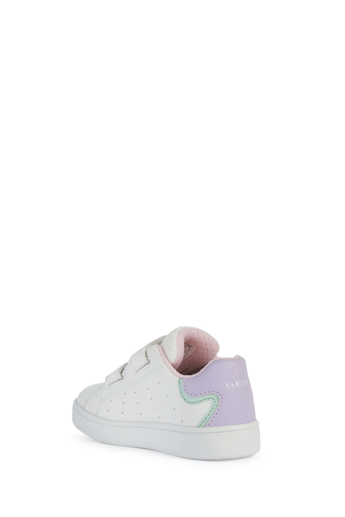 Geox Kız Bebek Beyaz Eclyper Bantlı Deri Sneaker - Image 3