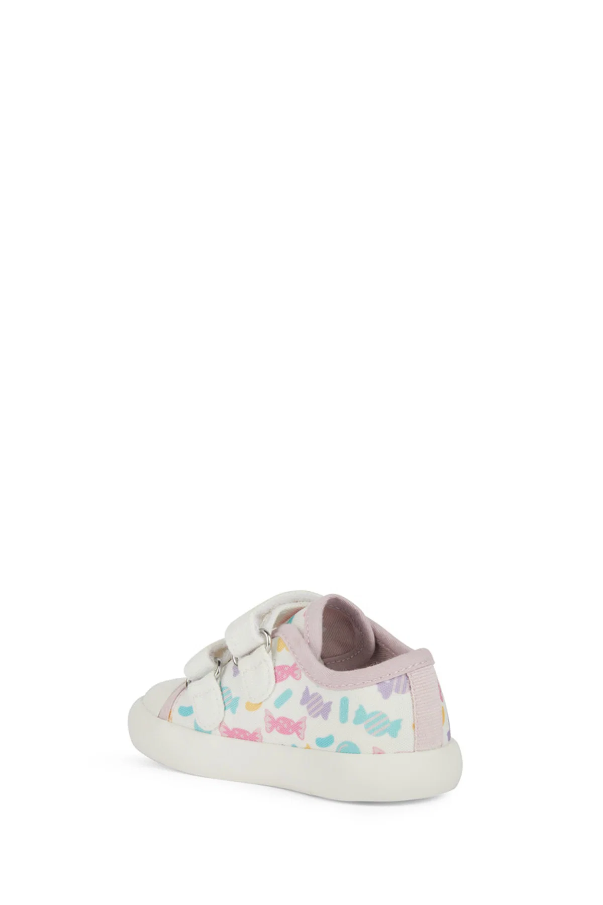 Geox Kız Bebek Beyaz Gisli Bantlı Deri Sneaker - Image 3