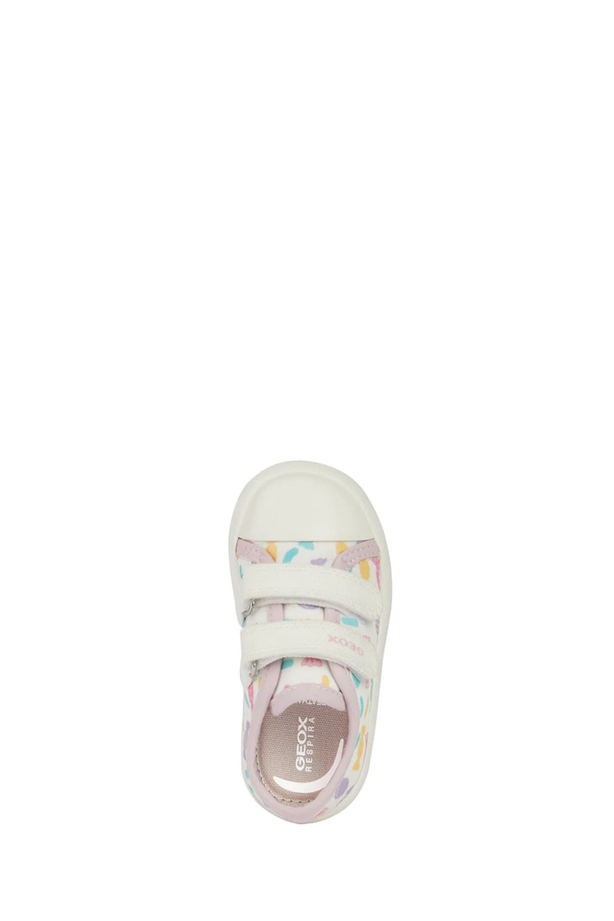 Geox Kız Bebek Beyaz Gisli Bantlı Deri Sneaker - Image 5