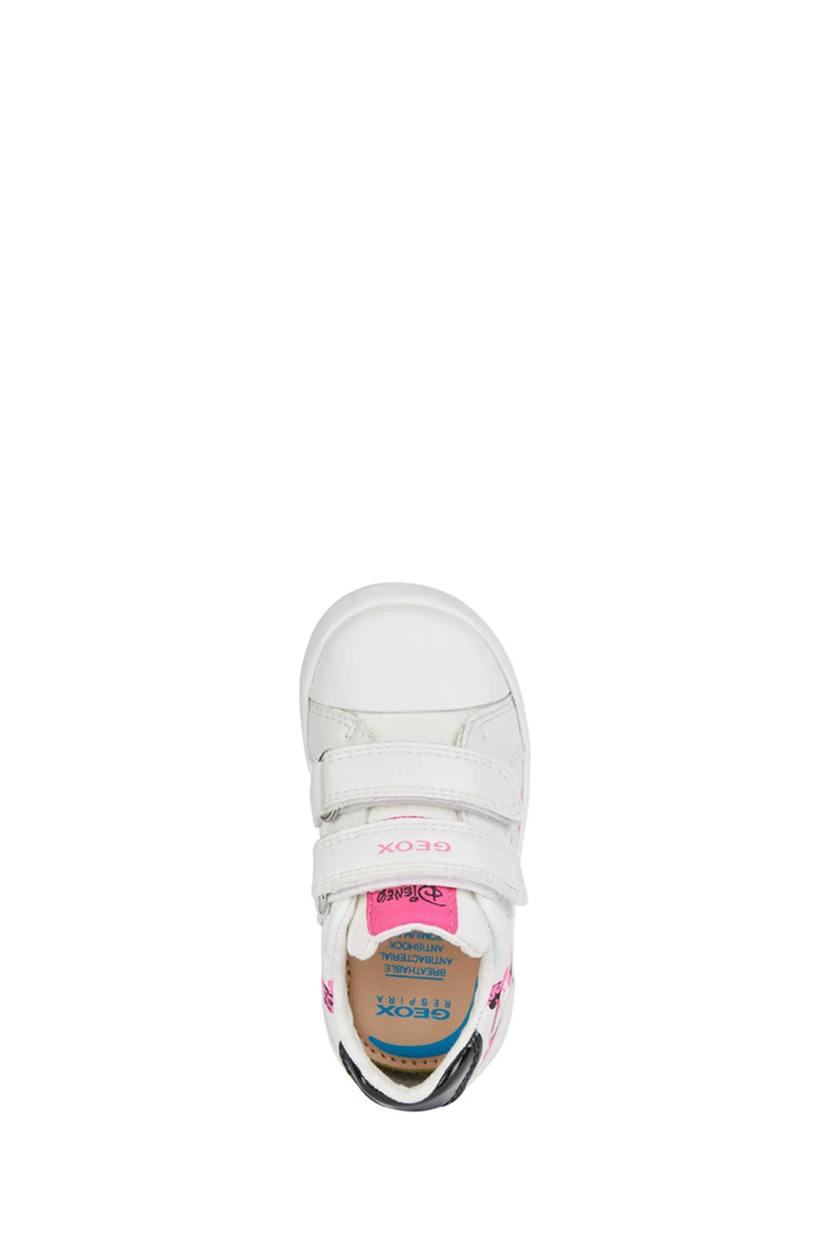 Geox Kız Bebek Beyaz Kilwi Bantlı Kumaş Sneaker - Image 5