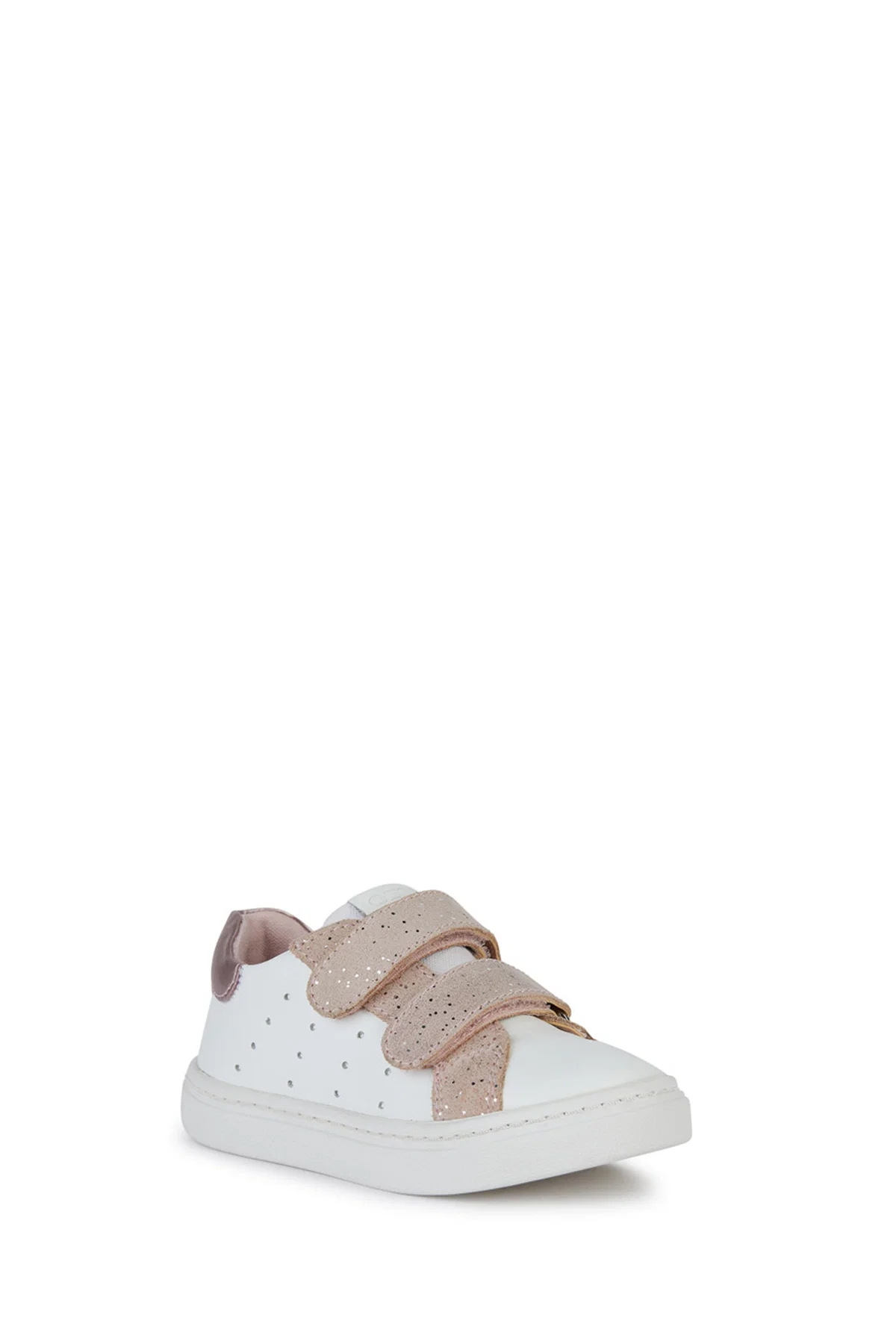 Geox Kız Bebek Beyaz Nashik Bantlı Deri Sneaker - Image 2