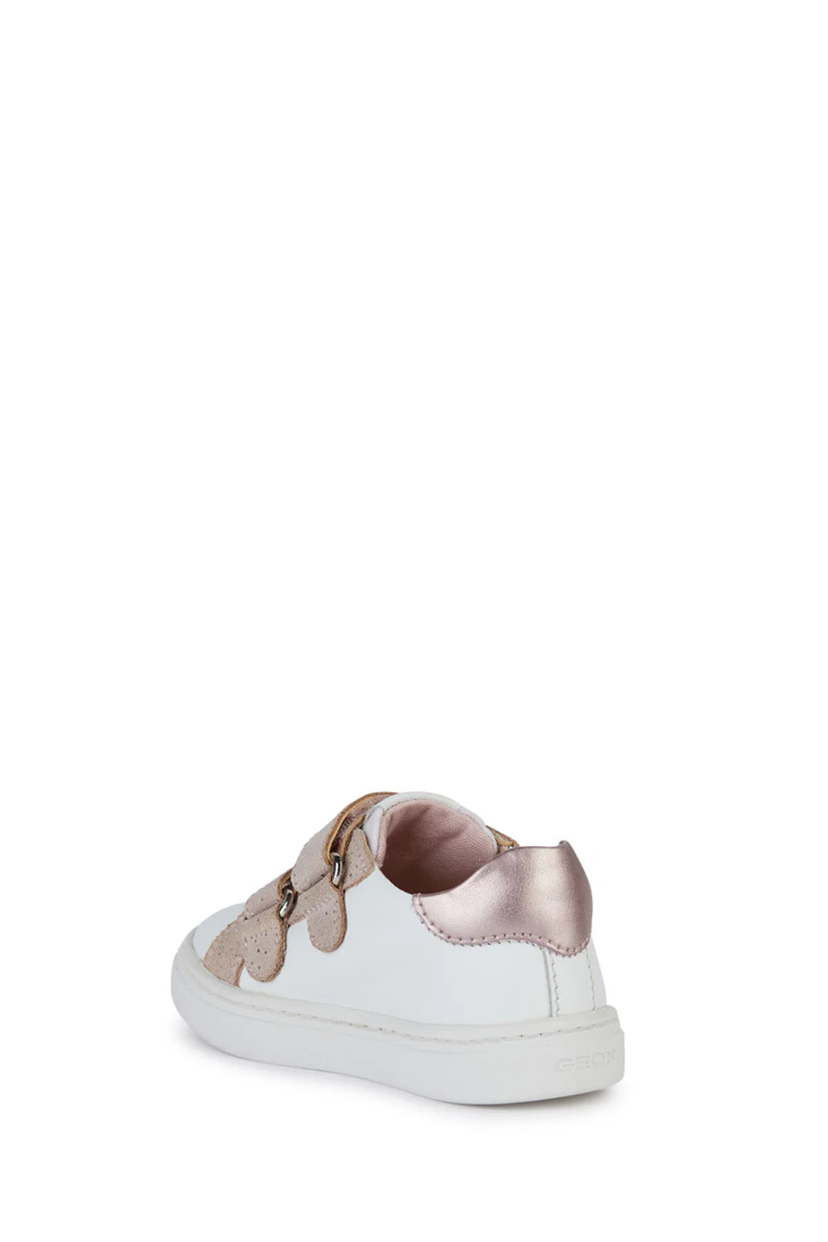 Geox Kız Bebek Beyaz Nashik Bantlı Deri Sneaker - Image 3